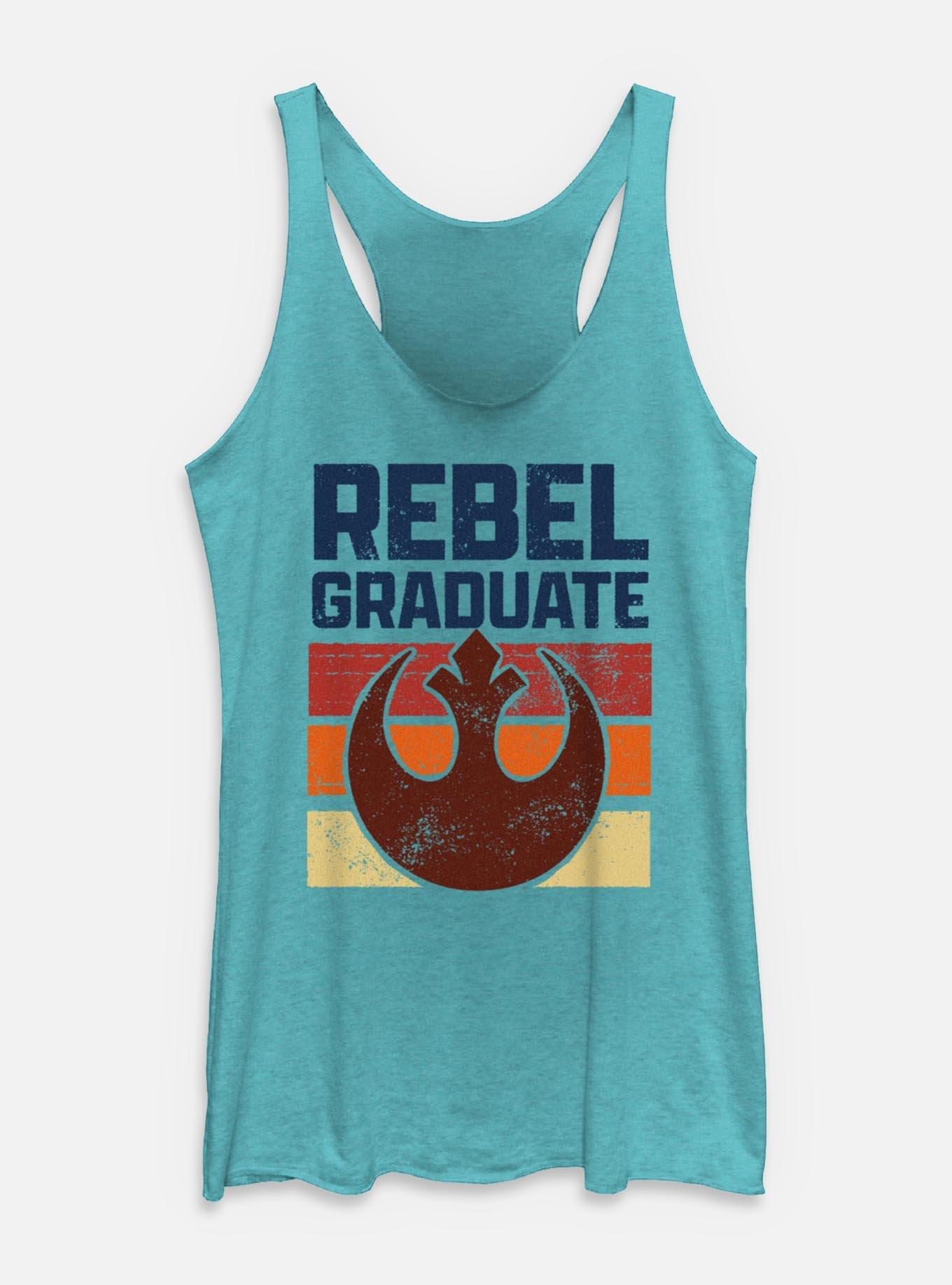 Star Wars Rebel Graduate Womens Tank Top, TAHI BLUE, hi-res