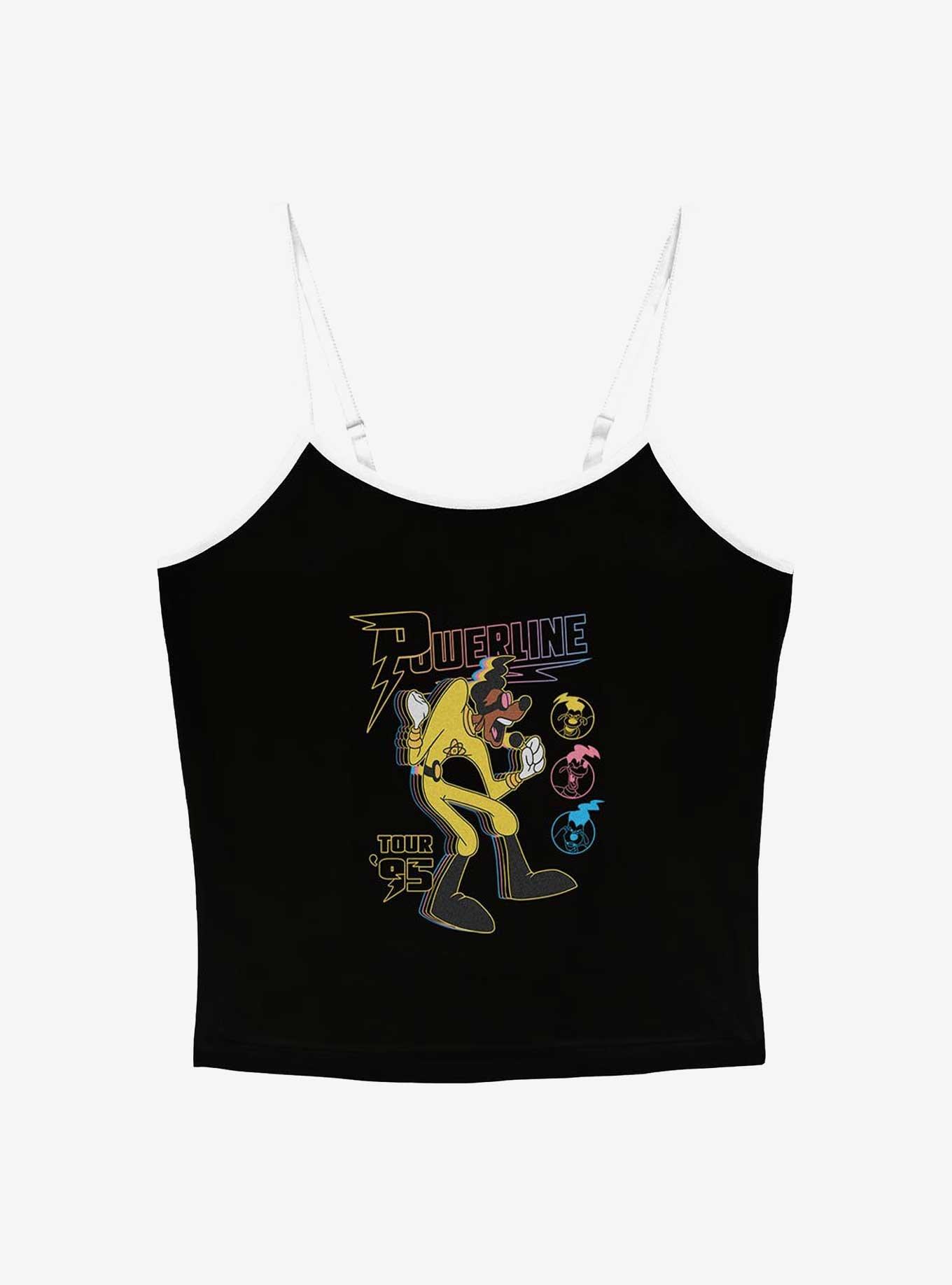 Disney A Goofy Movie Powerline Tour Icons Girls Cami Tank, BLACK, hi-res