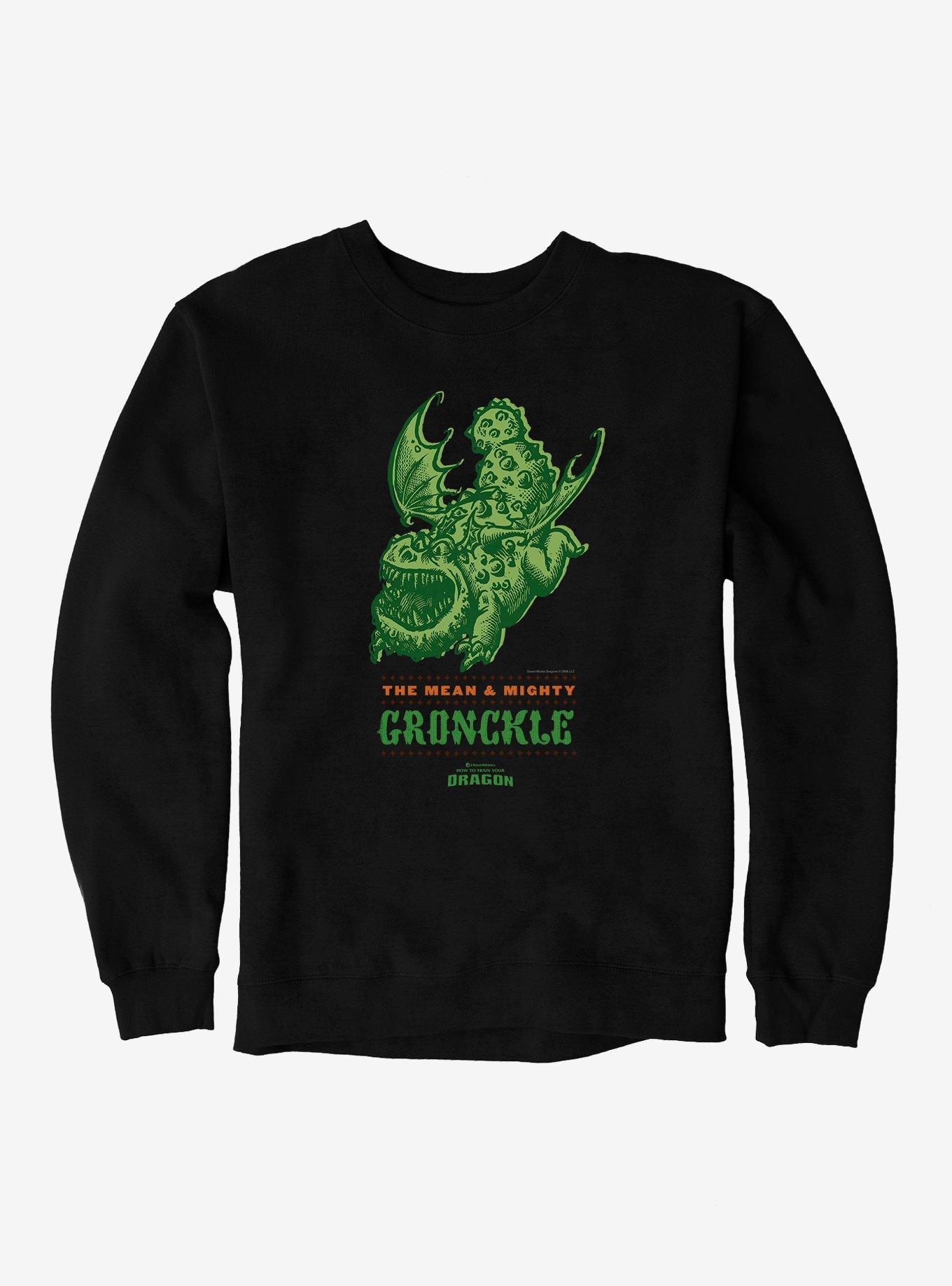 How To Train Your Dragon Mean & Mighty Gronckle Sweatshirt, , hi-res