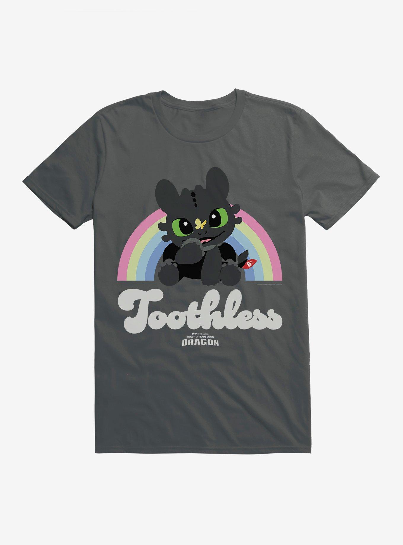 How To Train Your Dragon Toothless Rainbow T-Shirt, , hi-res