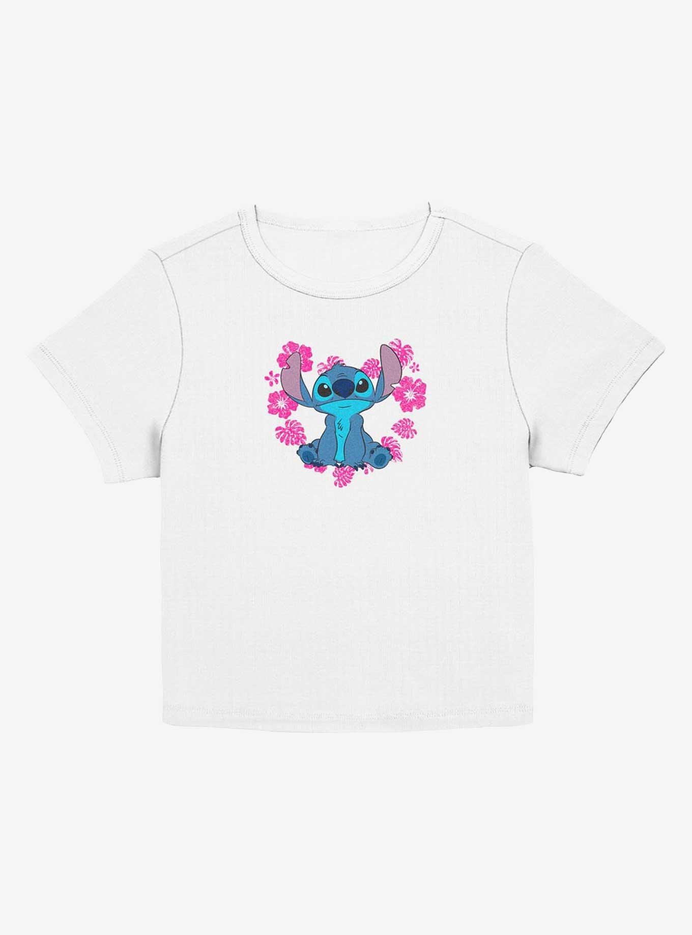 Disney Lilo & Stitch Flower Heart Girls Baby T-Shirt, , hi-res