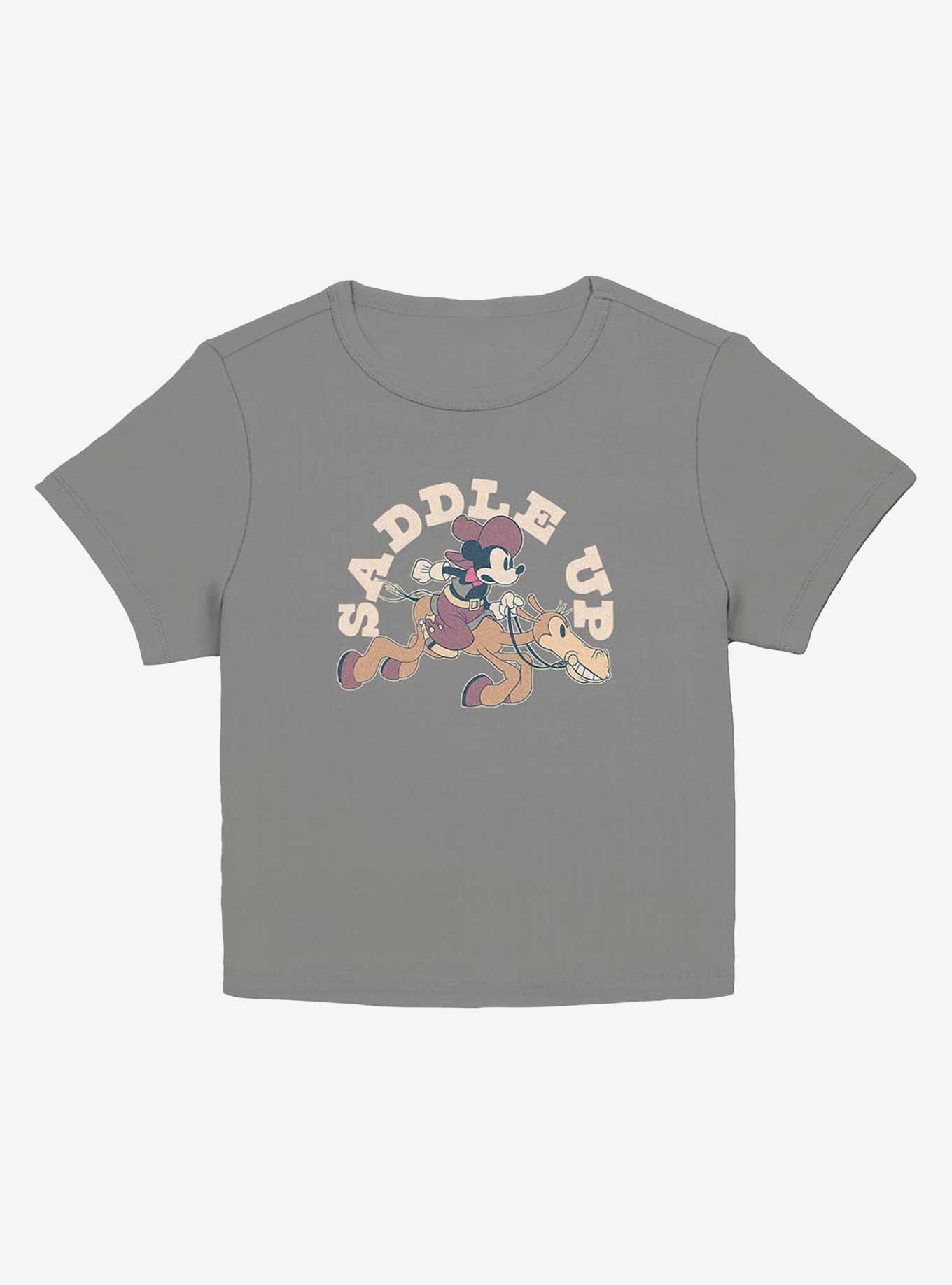 Disney Mickey Mouse Saddle Up Girls Baby T-Shirt, CHARCOAL, hi-res