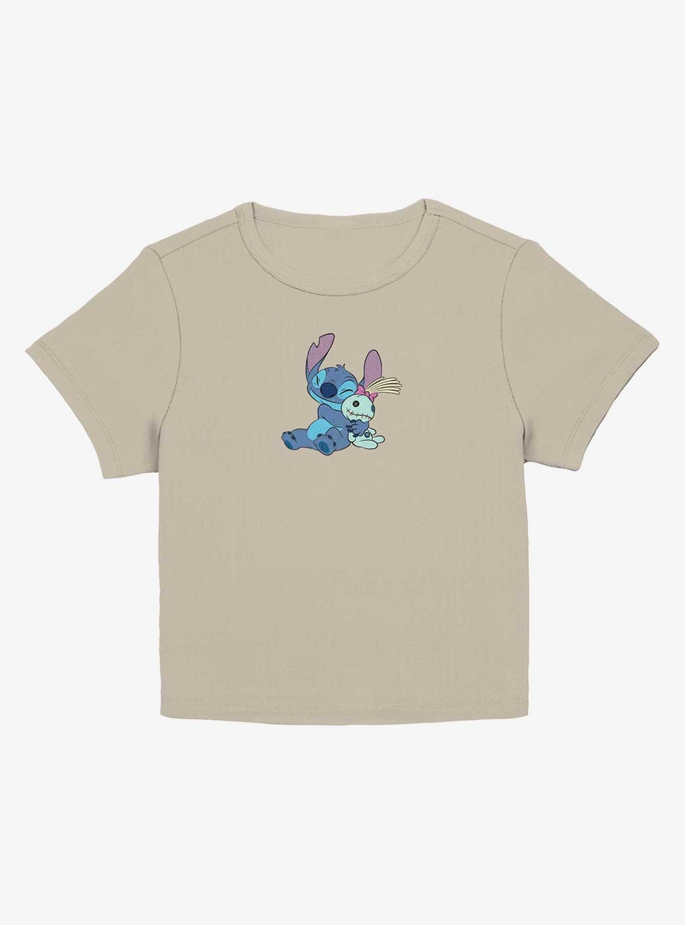Disney Lilo & Stitch Hugging Scrump Girls Baby T-Shirt, PLAZTAUPE, hi-res