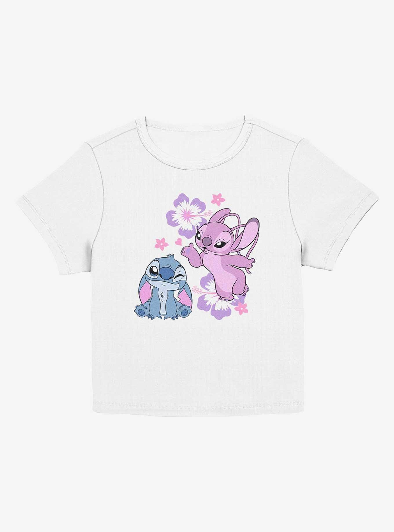 Disney Lilo & Stitch With Angel Hibiscus Girls Baby T-Shirt, , hi-res