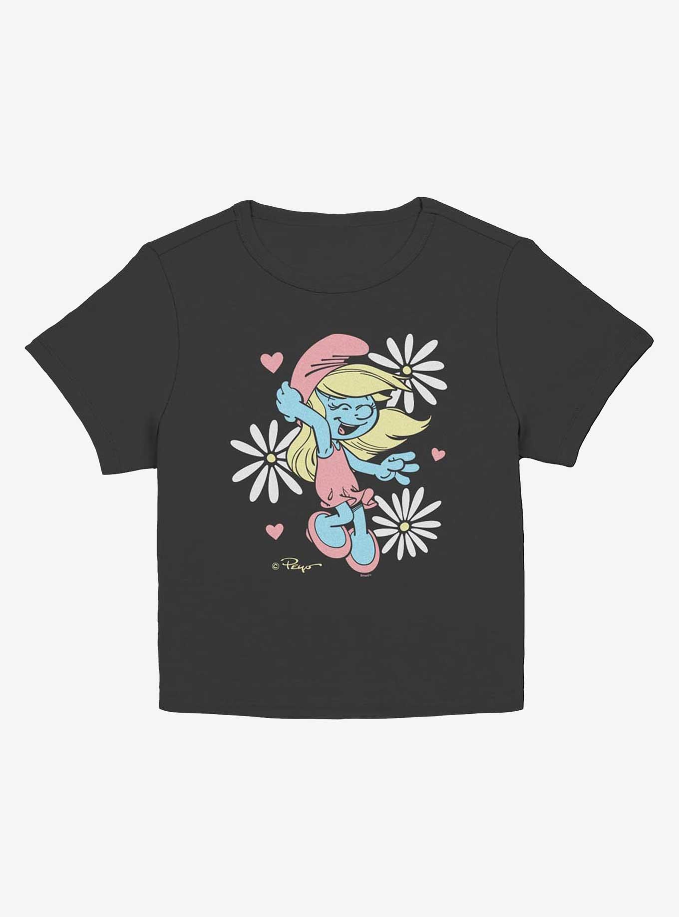 The Smurfs Daisy Smurf Girls Baby T-Shirt, BLACK, hi-res