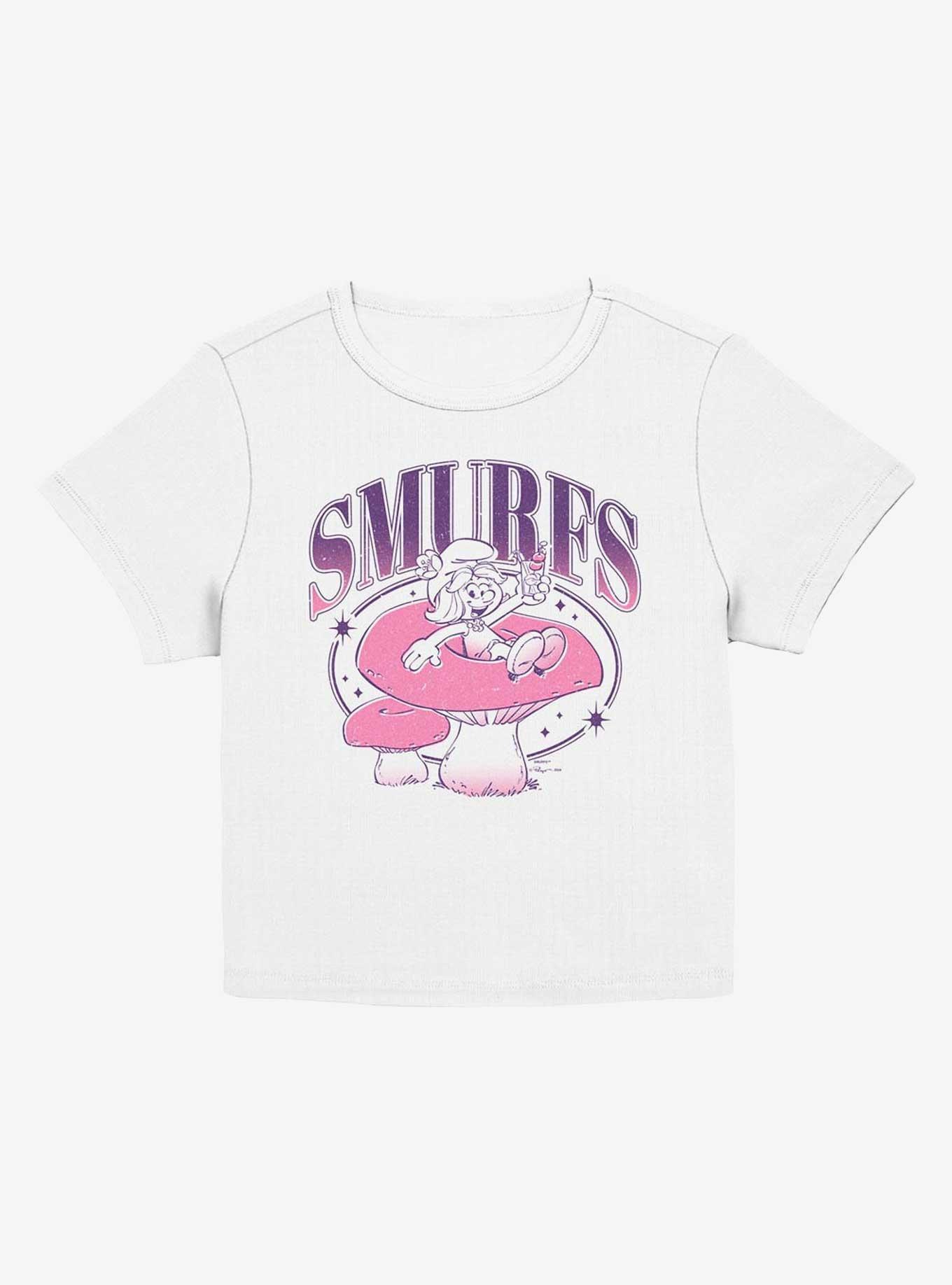 The Smurfs Collegiate Girls Baby T-Shirt, EGRET, hi-res