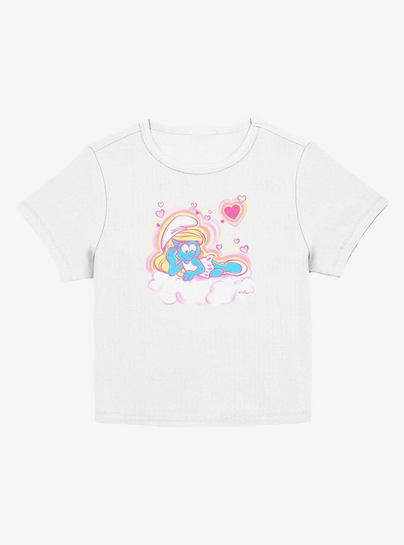 The Smurfs Airbrush Hearts Girls Baby T-Shirt, EGRET, hi-res