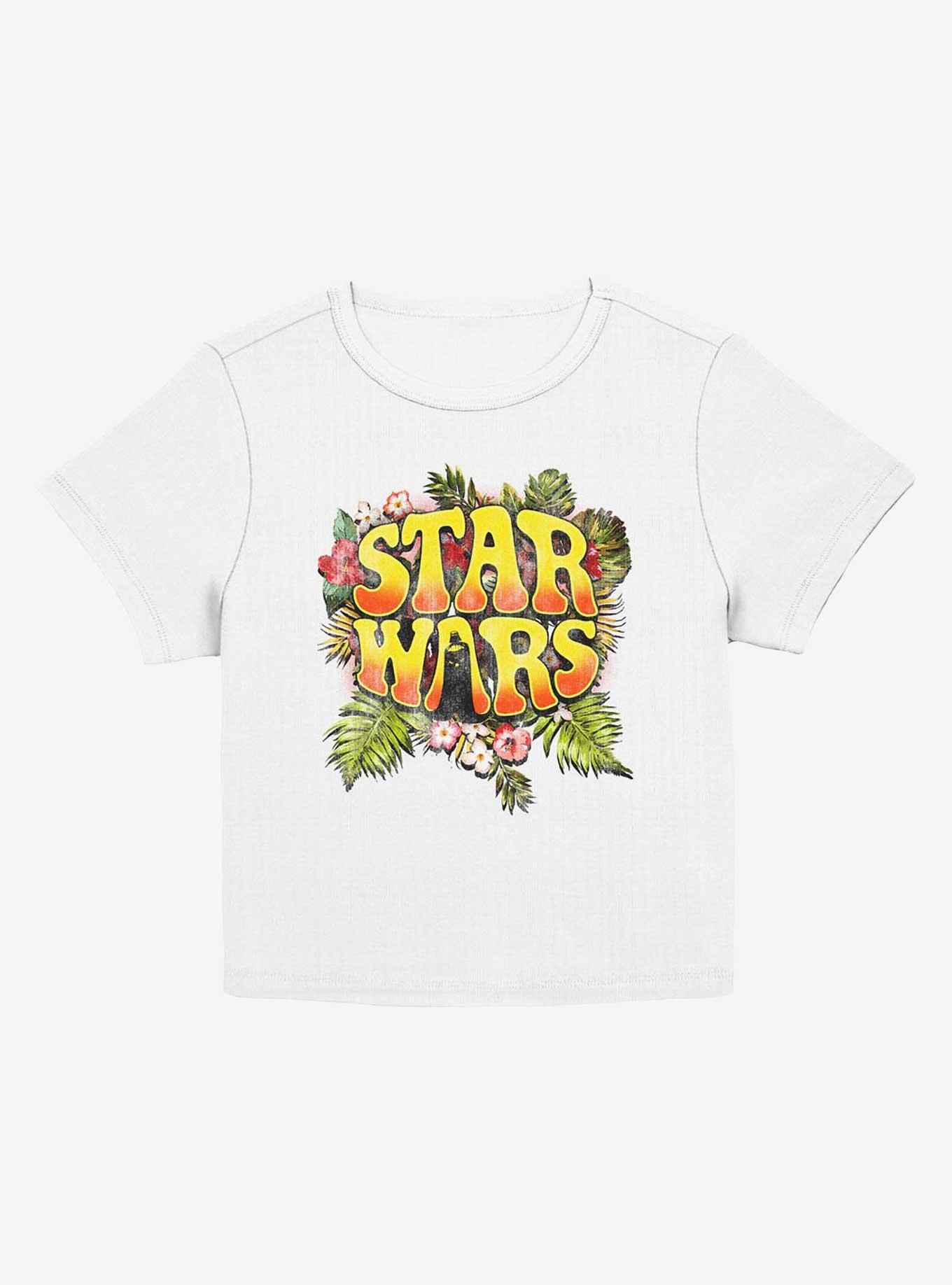 Star Wars Tropical Logo Vader Girls Baby T-Shirt, , hi-res