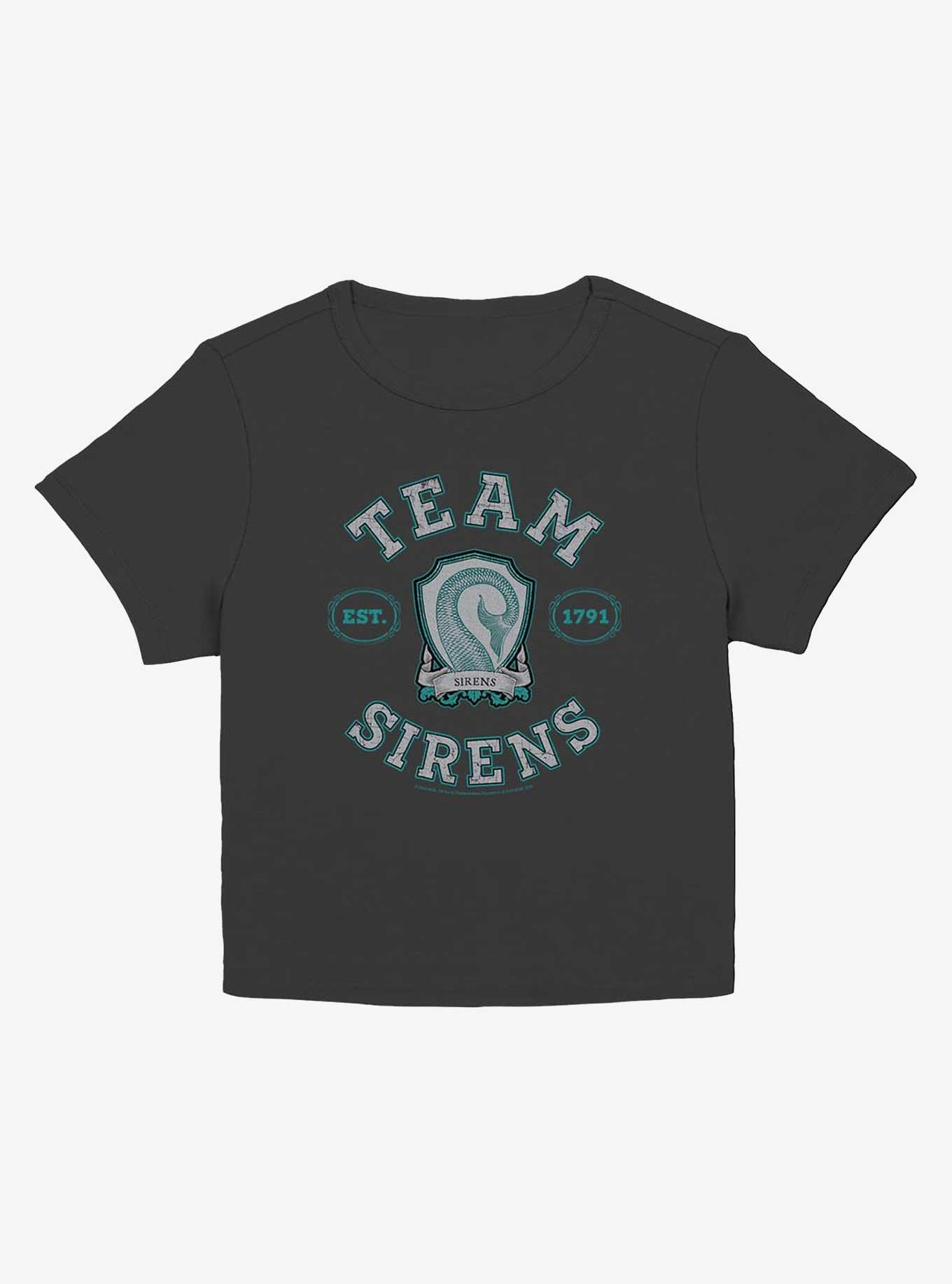 Wednesday Team Sirens Girls Baby T-Shirt, BLACK, hi-res