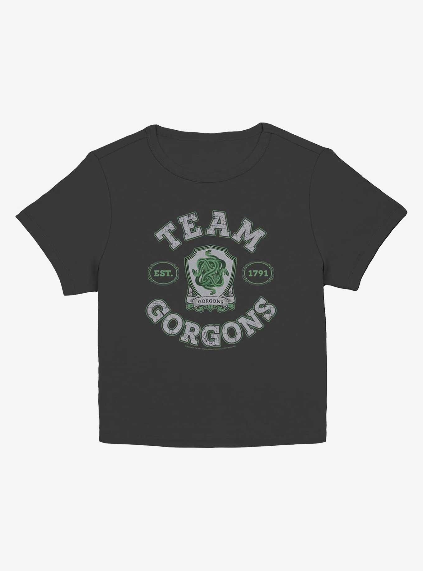 Wednesday Team Gorgons Girls Baby T-Shirt, BLACK, hi-res