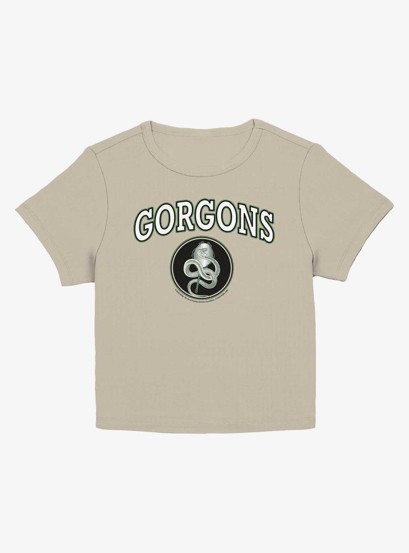 Wednesday Gorgons College Girls Baby T-Shirt, PLAZTAUPE, hi-res