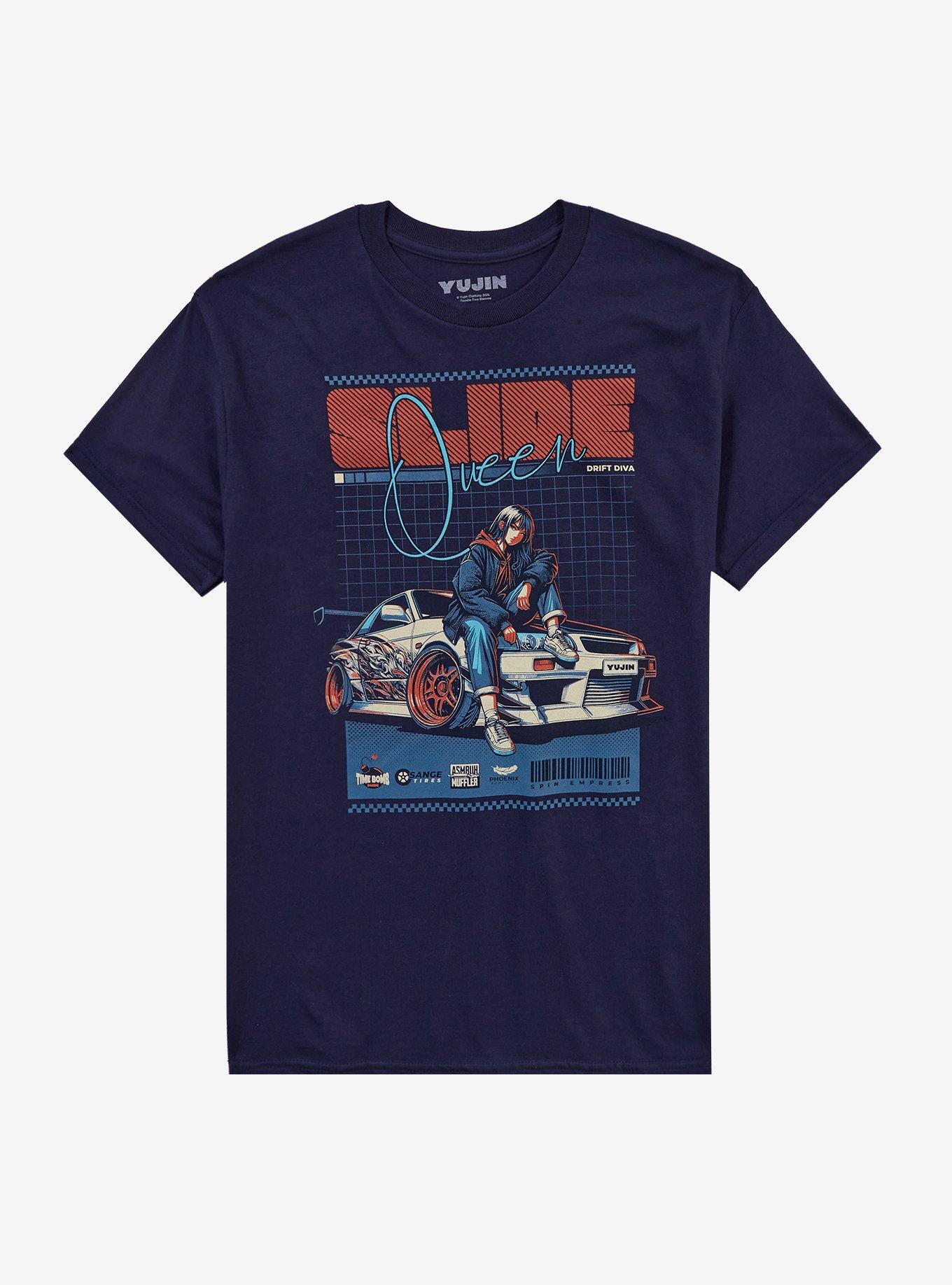 Yujin Slide Queen Drift Diva Pose T-Shirt, , hi-res