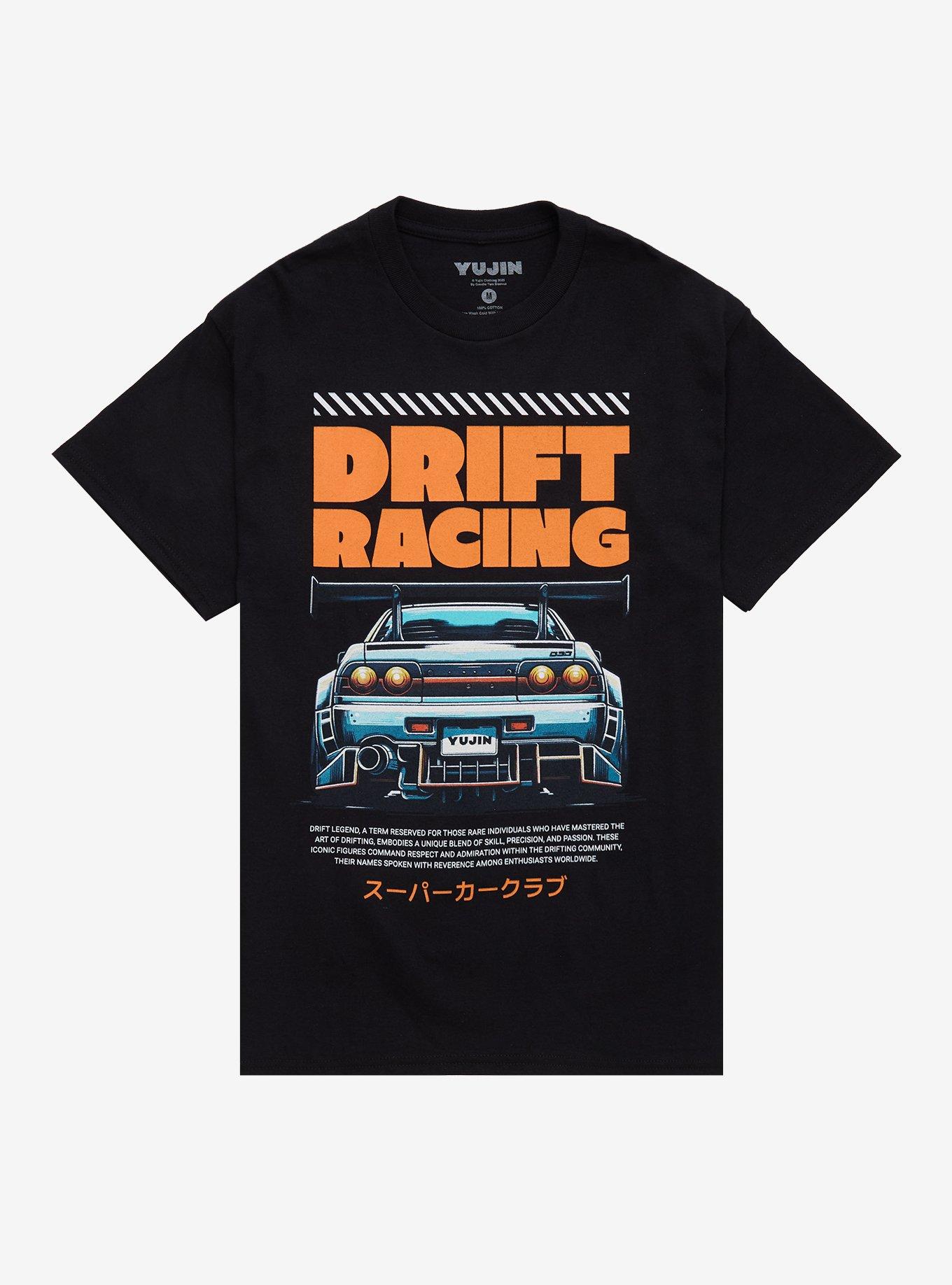 Drift Racing Car T-Shirt By Yujin Clothing, , hi-res