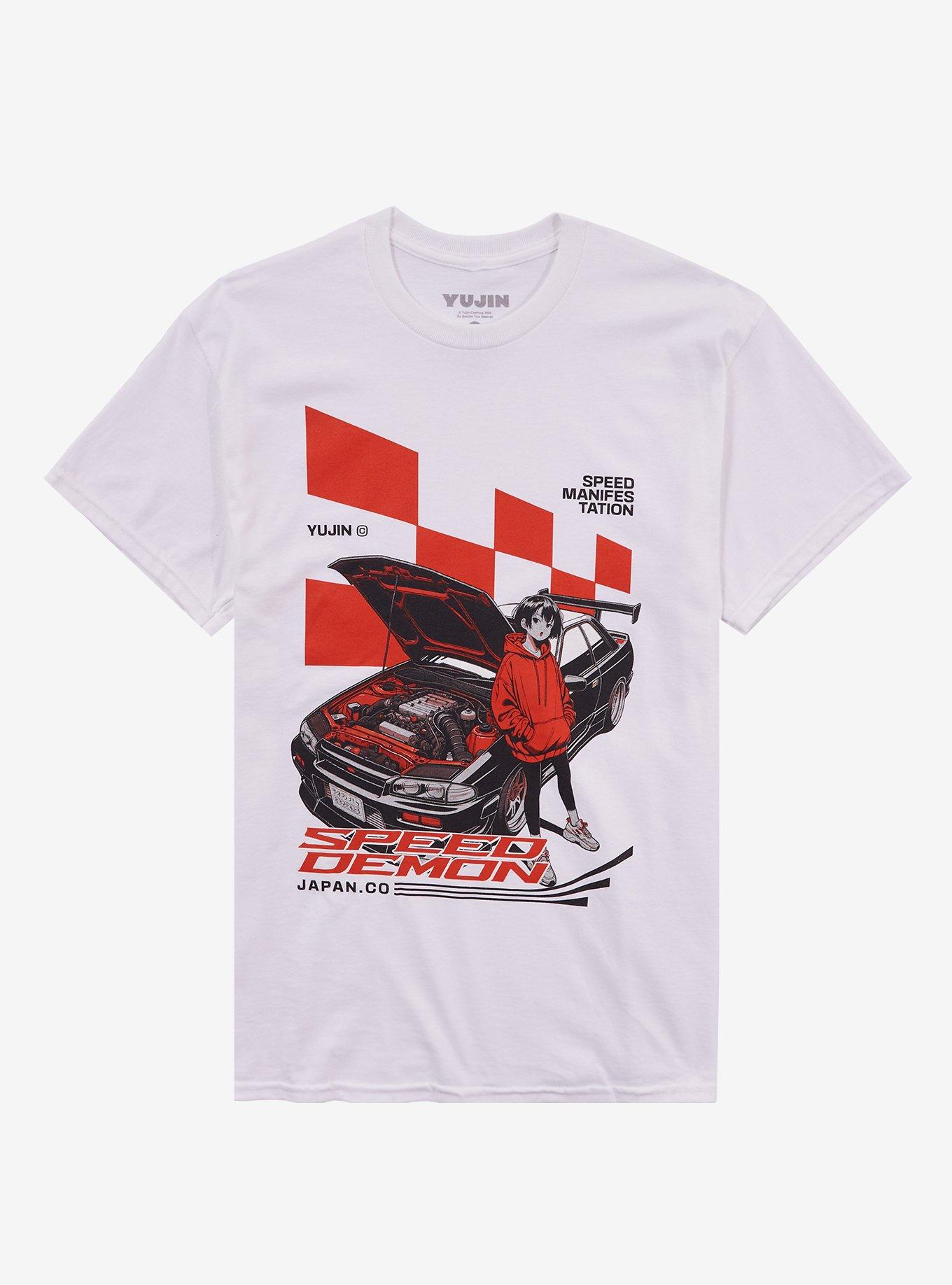 Street Demon Car T-Shirt By Yujin Clothing, , hi-res