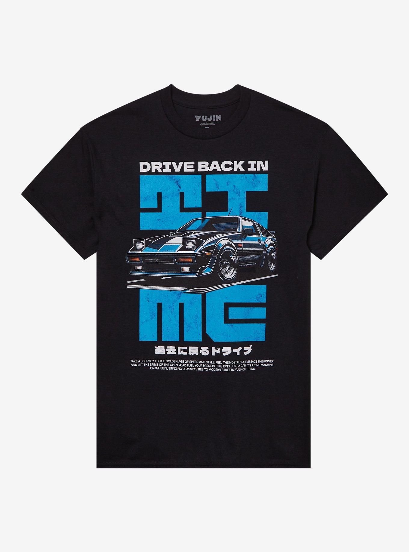 Drive Back In Time T-Shirt By Yujin Clothing, , hi-res