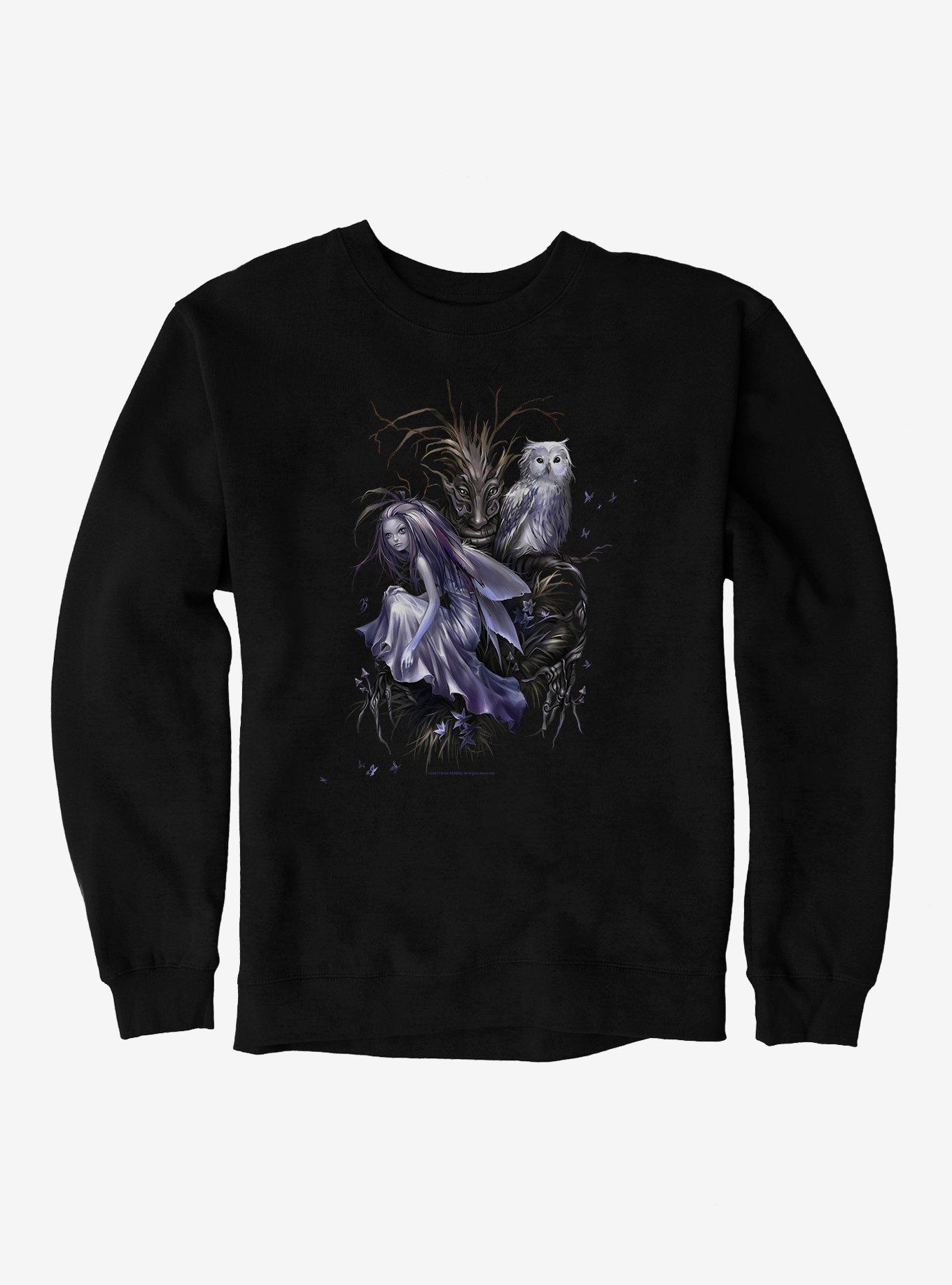 Fairies By Trick Owl Fairy Sweatshirt, BLACK, hi-res