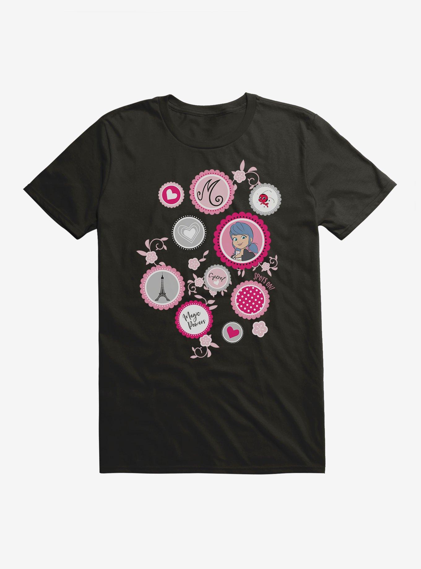 Miraculous Ladybug Marinette Stamps T-Shirt, , hi-res