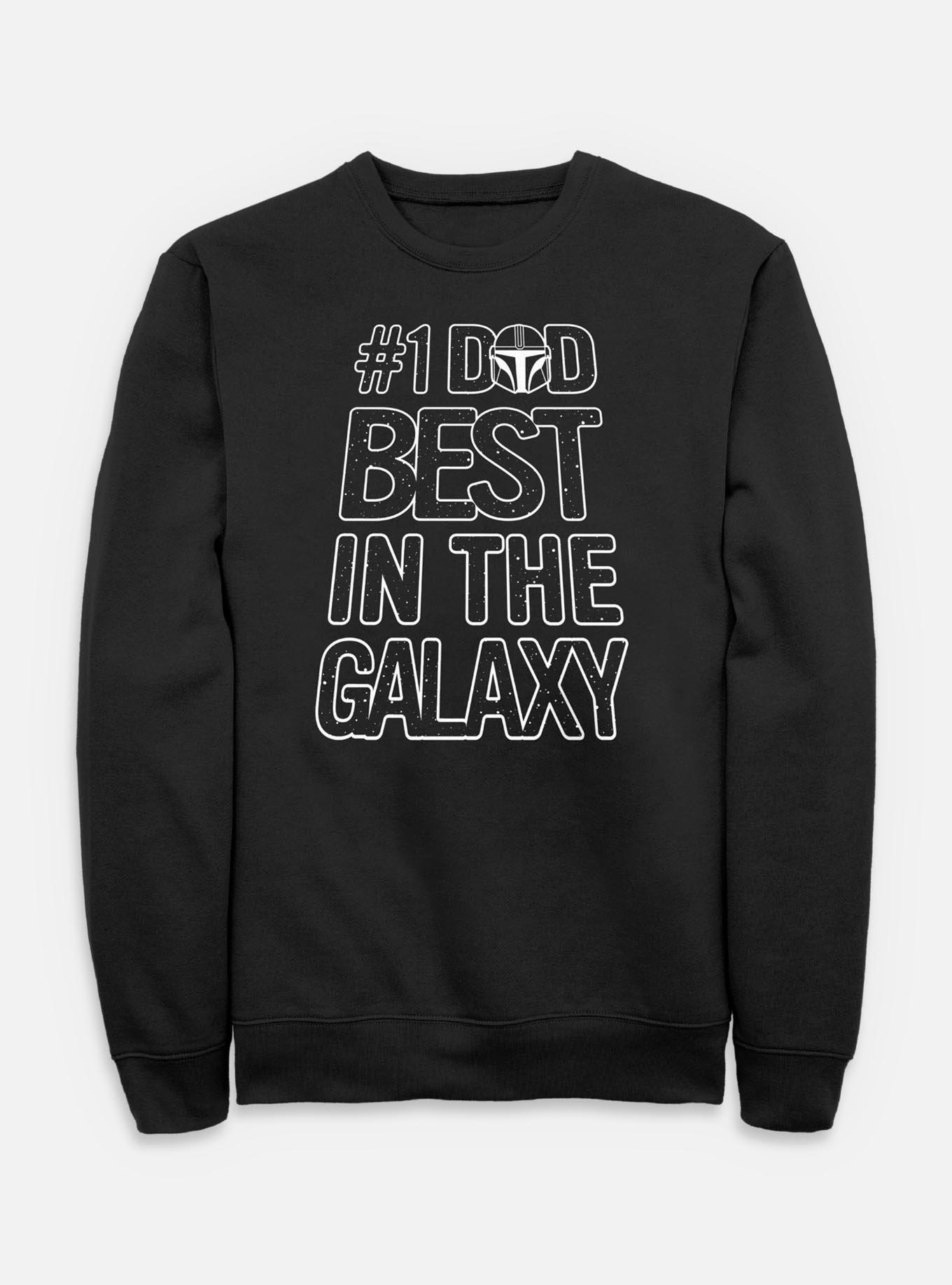 Star Wars The Mandalorian Number 1 Dad Best In The Galaxy Sweatshirt, , hi-res
