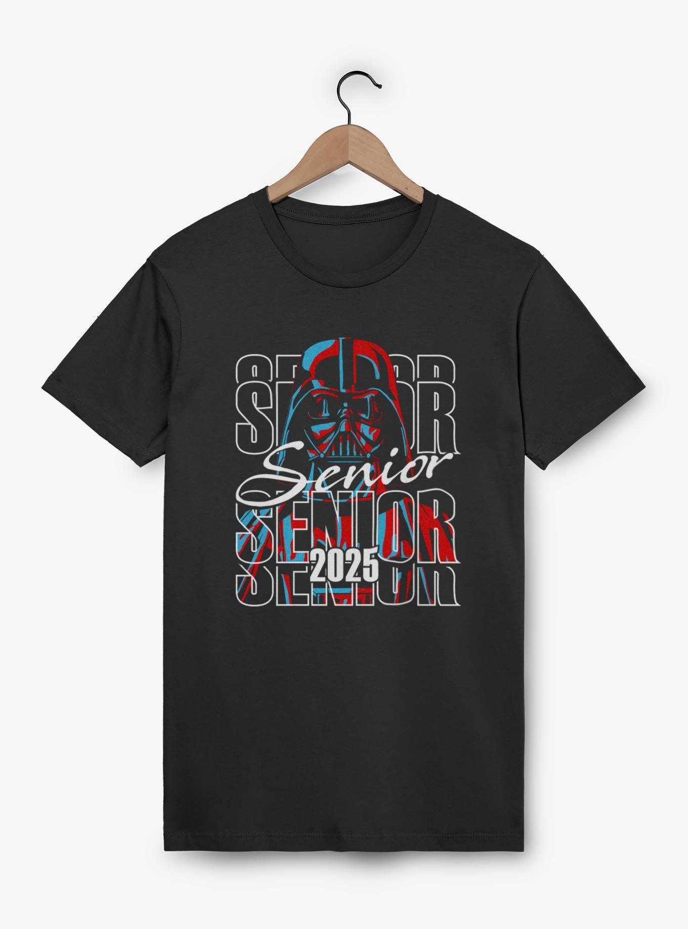 Star Wars Senior 2025 Grad Darth Vader T-Shirt, BLACK, hi-res