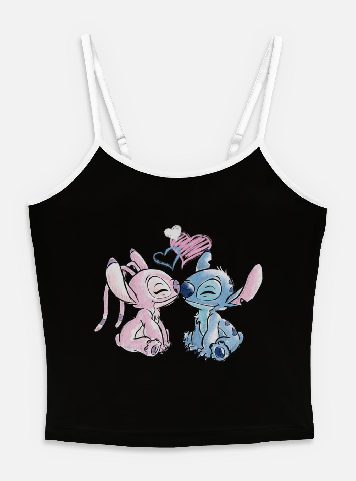 Disney Lilo & Stitch Angel Womens Cami, BLACK, hi-res