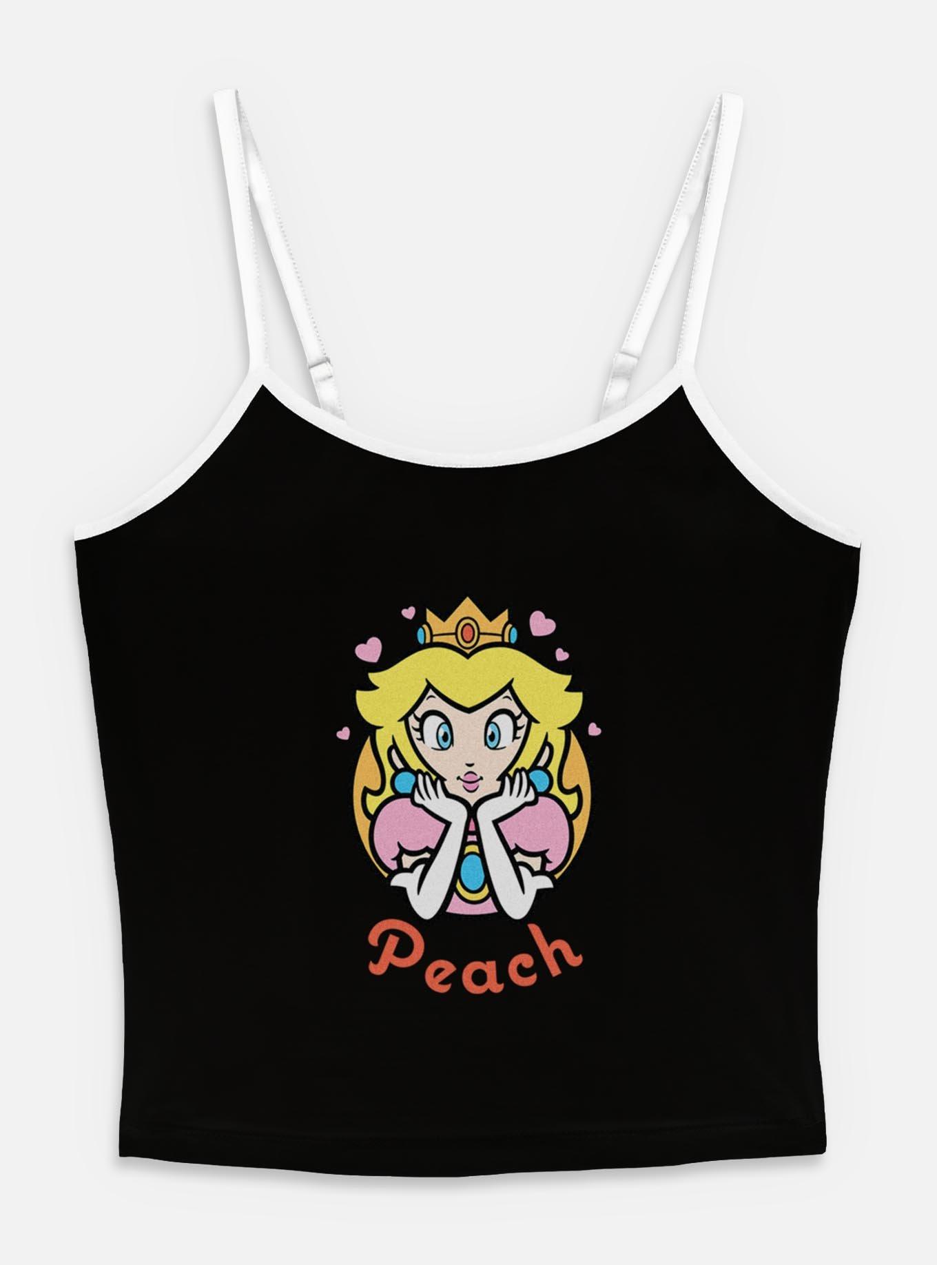 Nintendo Super Mario Peach Hearts Womens Cami, , hi-res