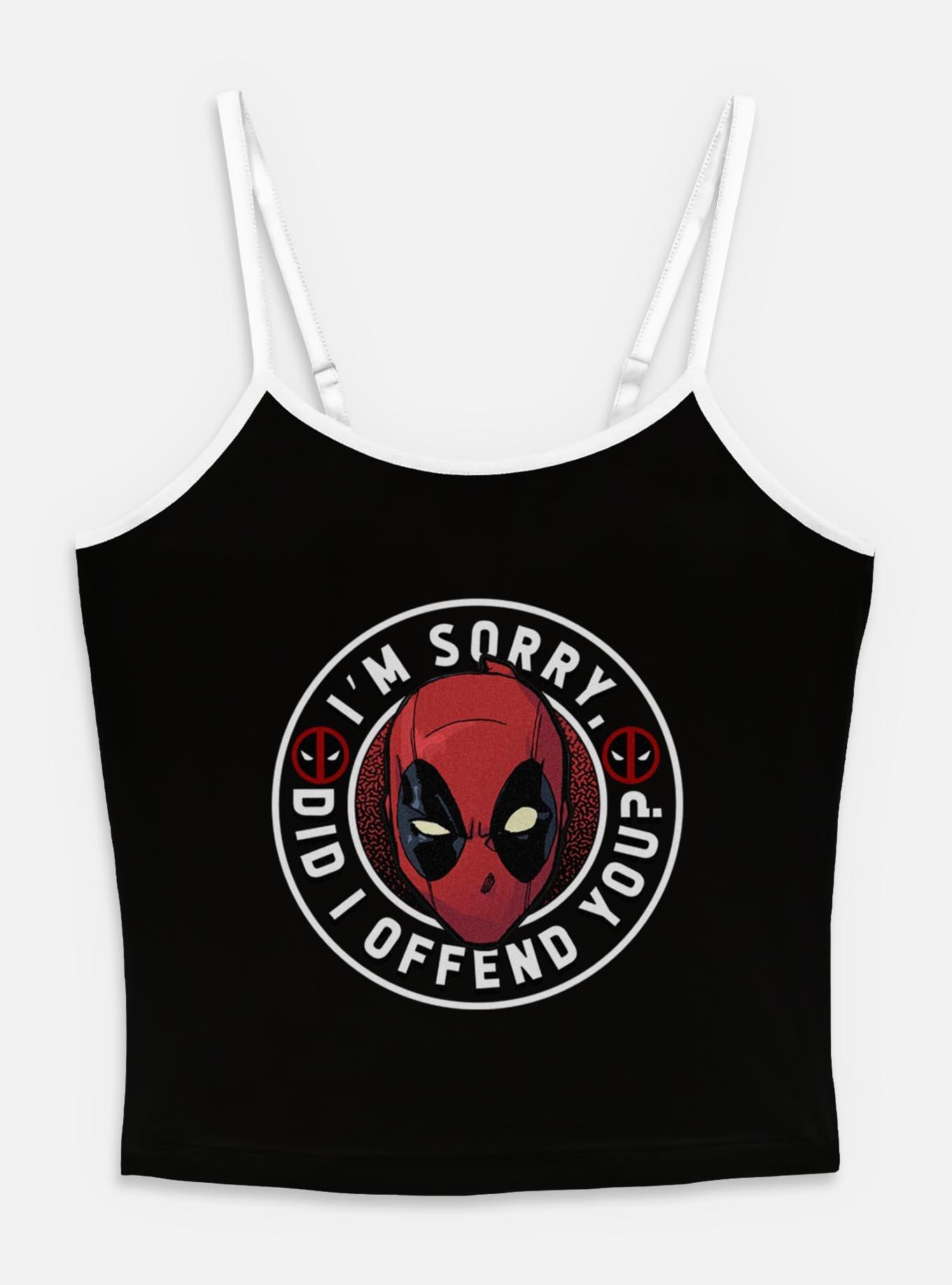 Marvel Deadpool Did I Offend You Womens Cami, BLACK, hi-res