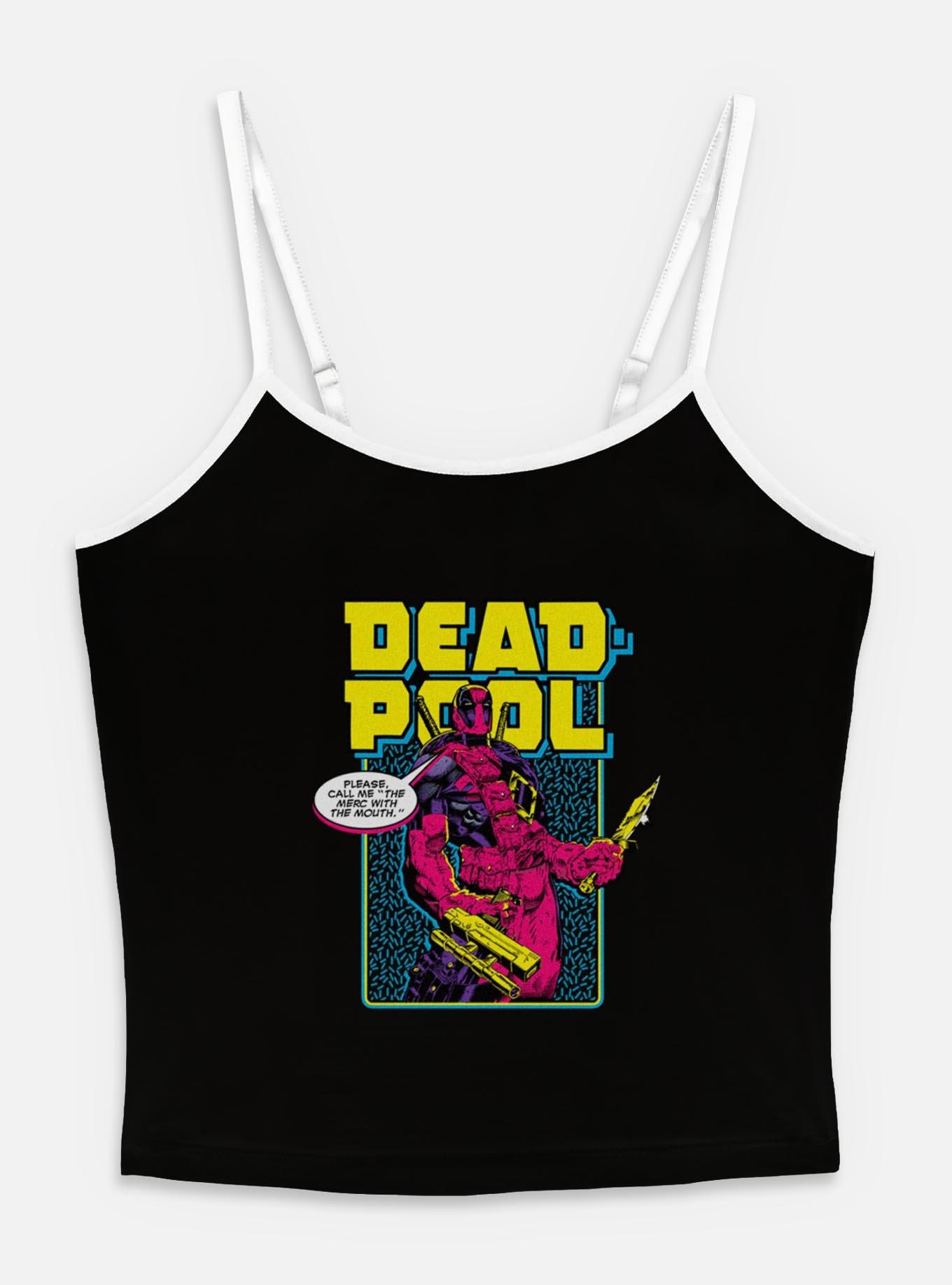 Marvel Deadpool Please Call Me Womens Cami, BLACK, hi-res