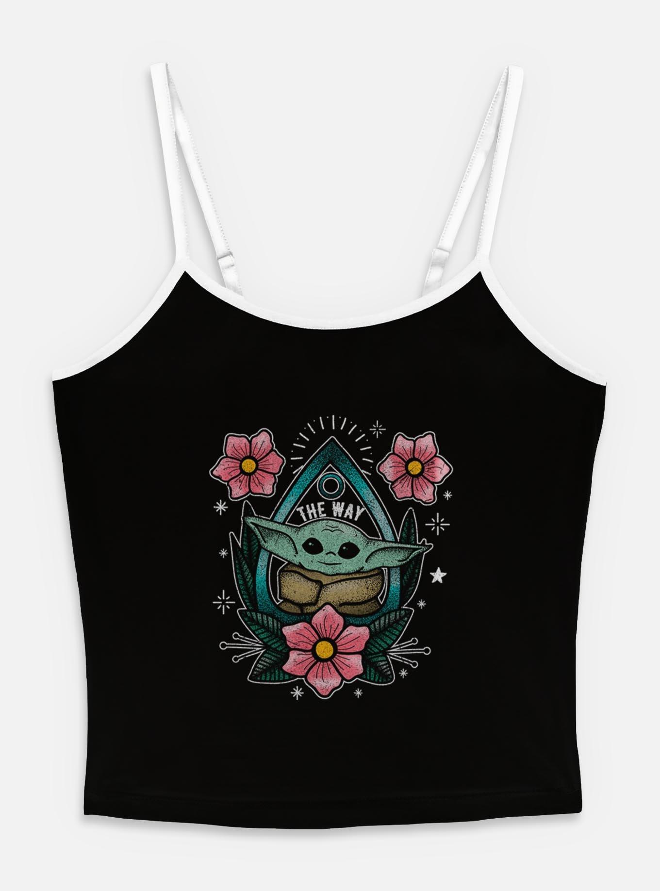 Star Wars The Mandalorian Planchette Child Womens Cami, BLACK, hi-res