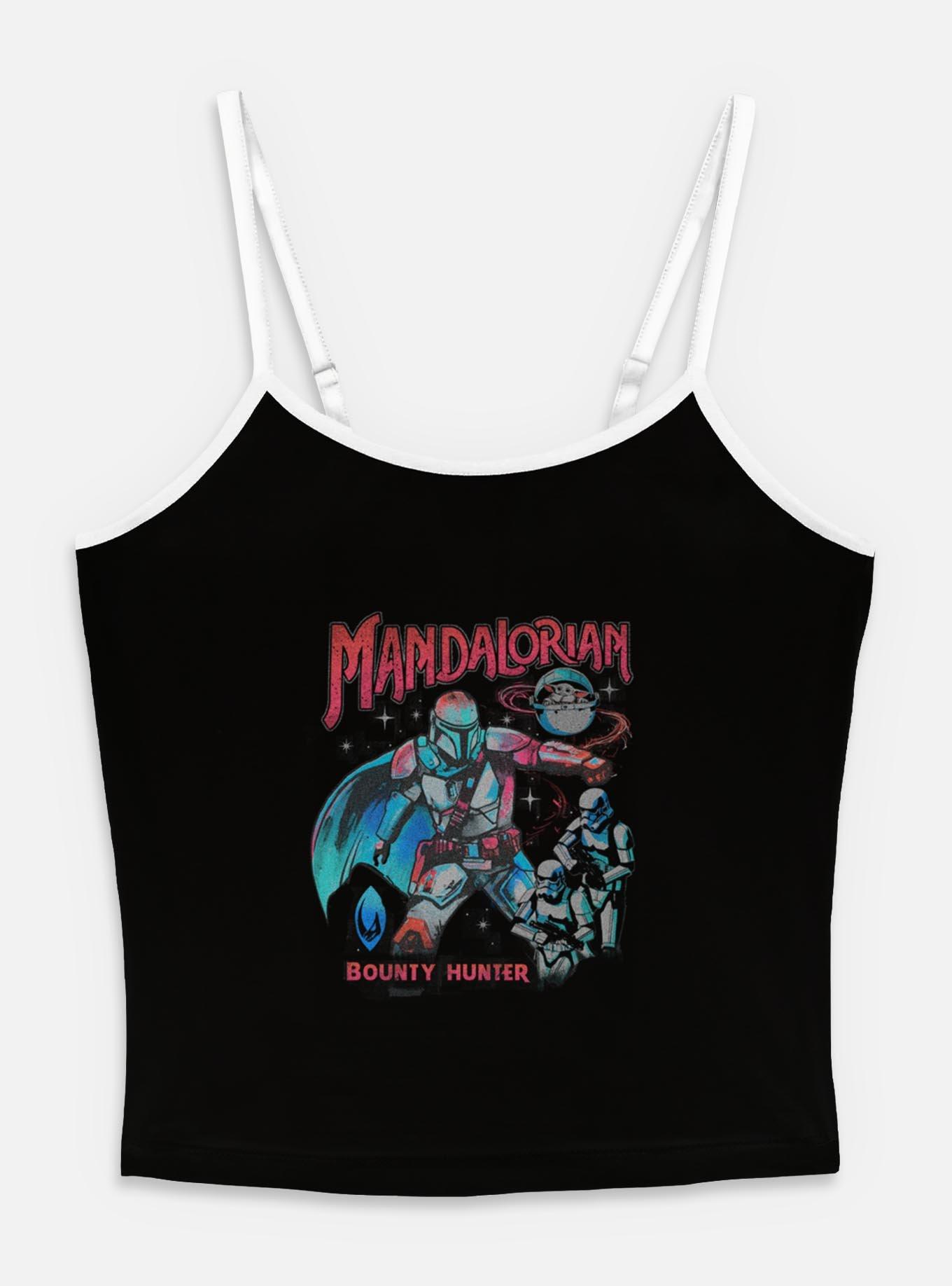 Star Wars The Mandalorian Boba Fett Bounty Hunter Womens Cami, BLACK, hi-res
