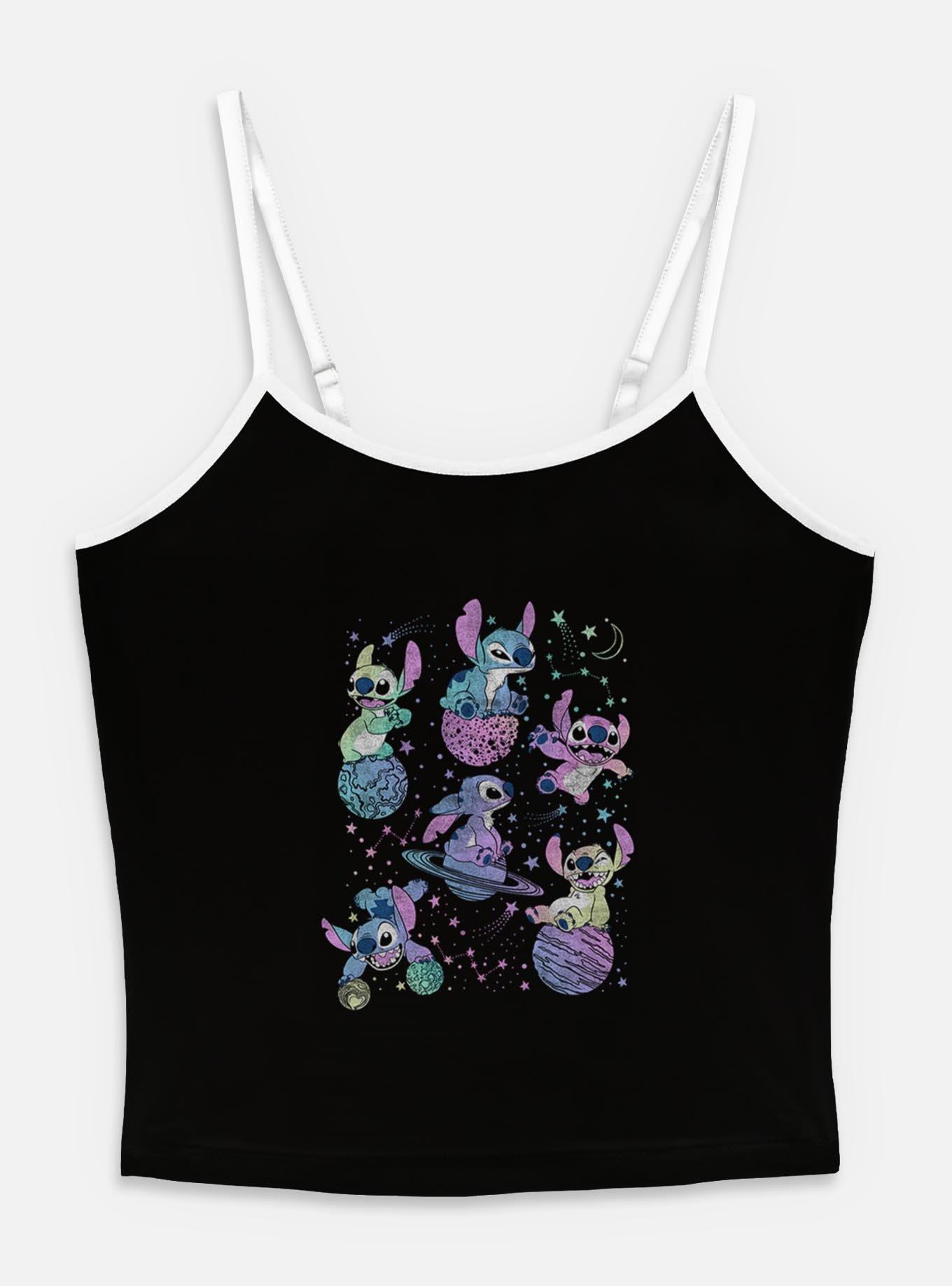 Disney Lilo & Stitch Planetary Stitch Womens Cami, BLACK, hi-res