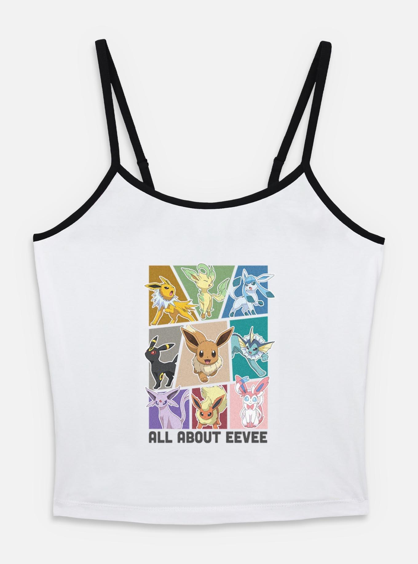 Pokemon All About Eevee Womens Cami, WHITE, hi-res