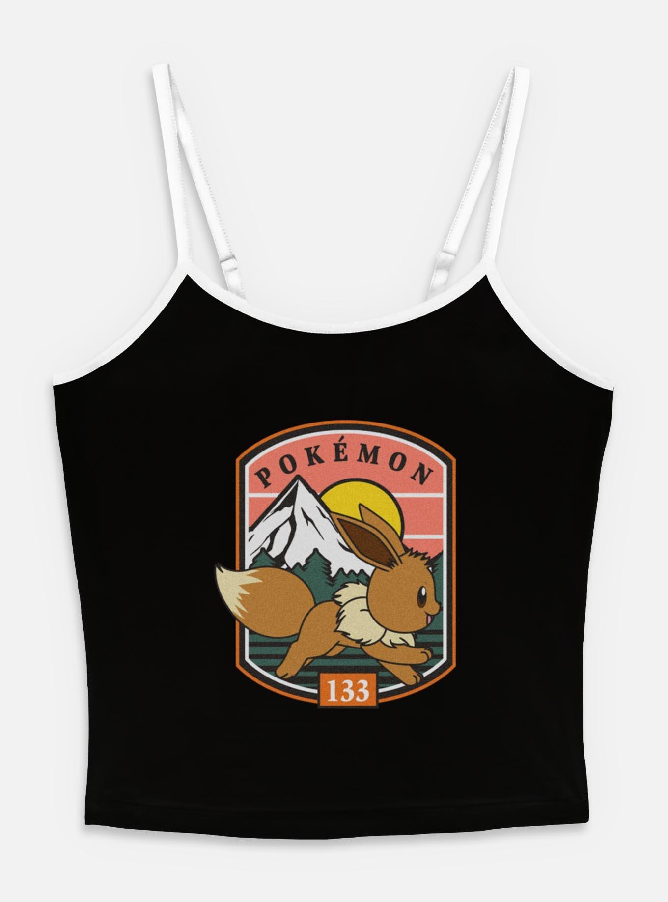 Pokemon Eevee Out Run Womens Cami, BLACK, hi-res