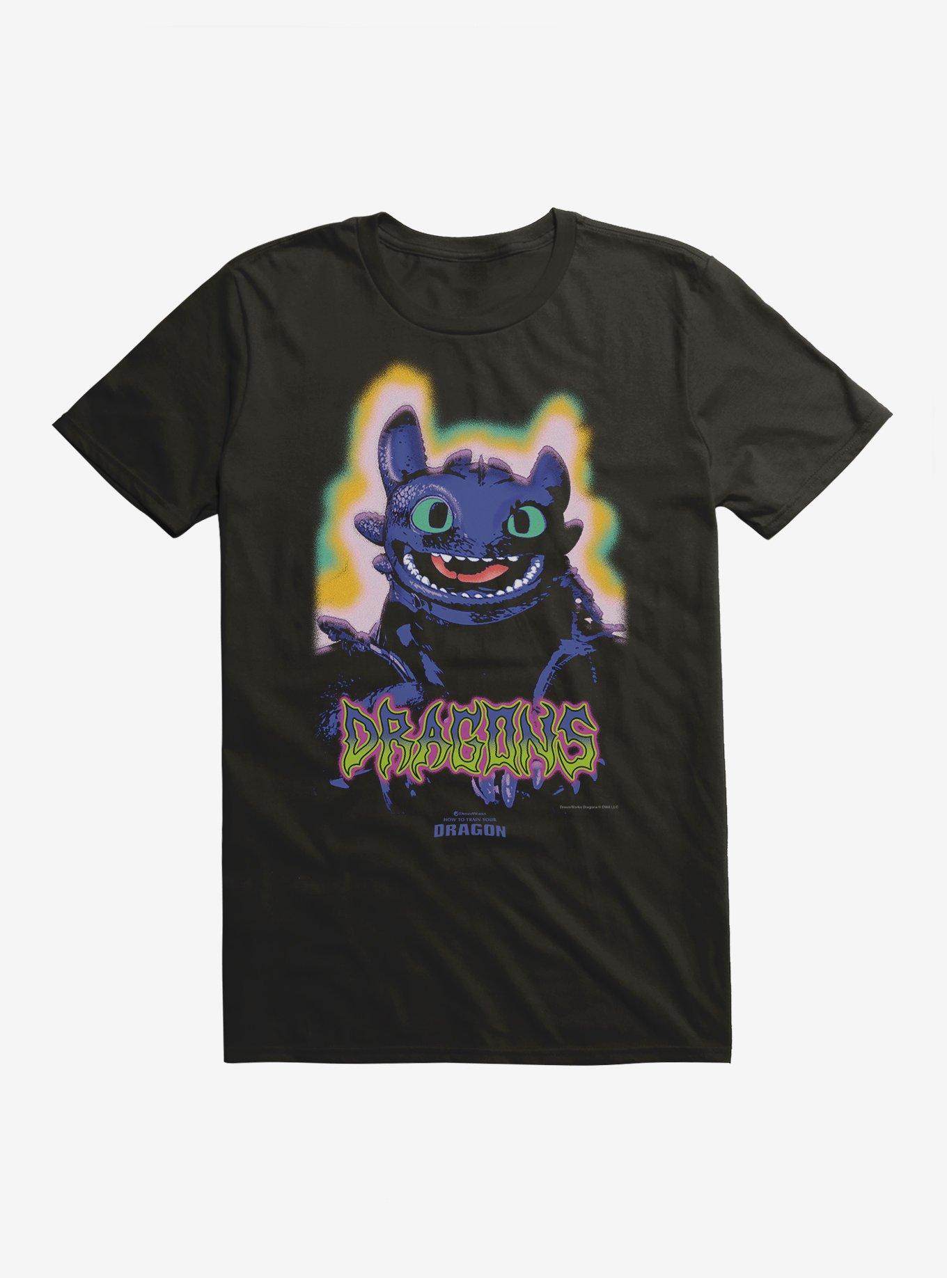 How To Train Your Dragon Toothless Graffiti T-Shirt