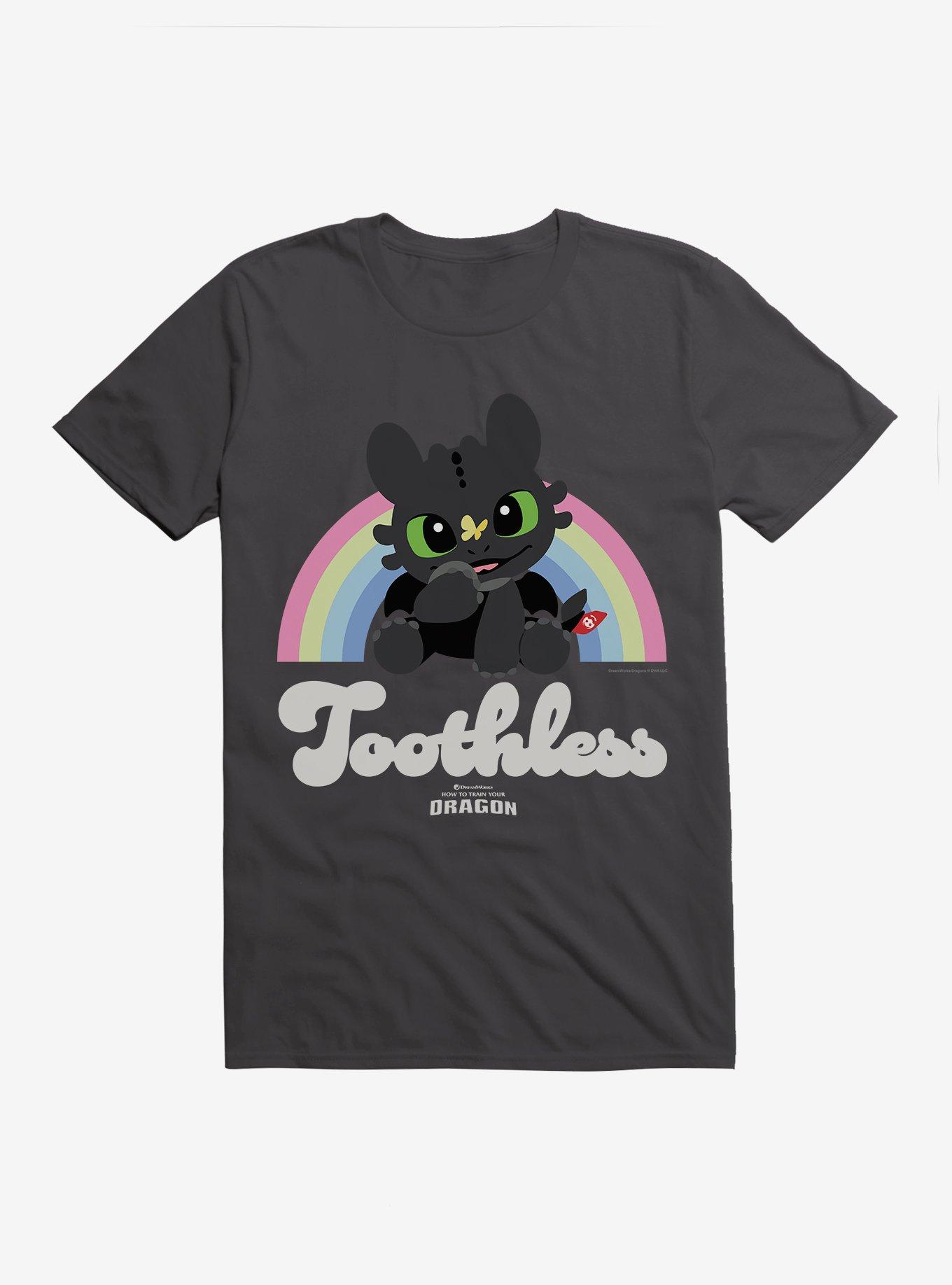 How To Train Your Dragon Toothless Rainbow T-Shirt, , hi-res
