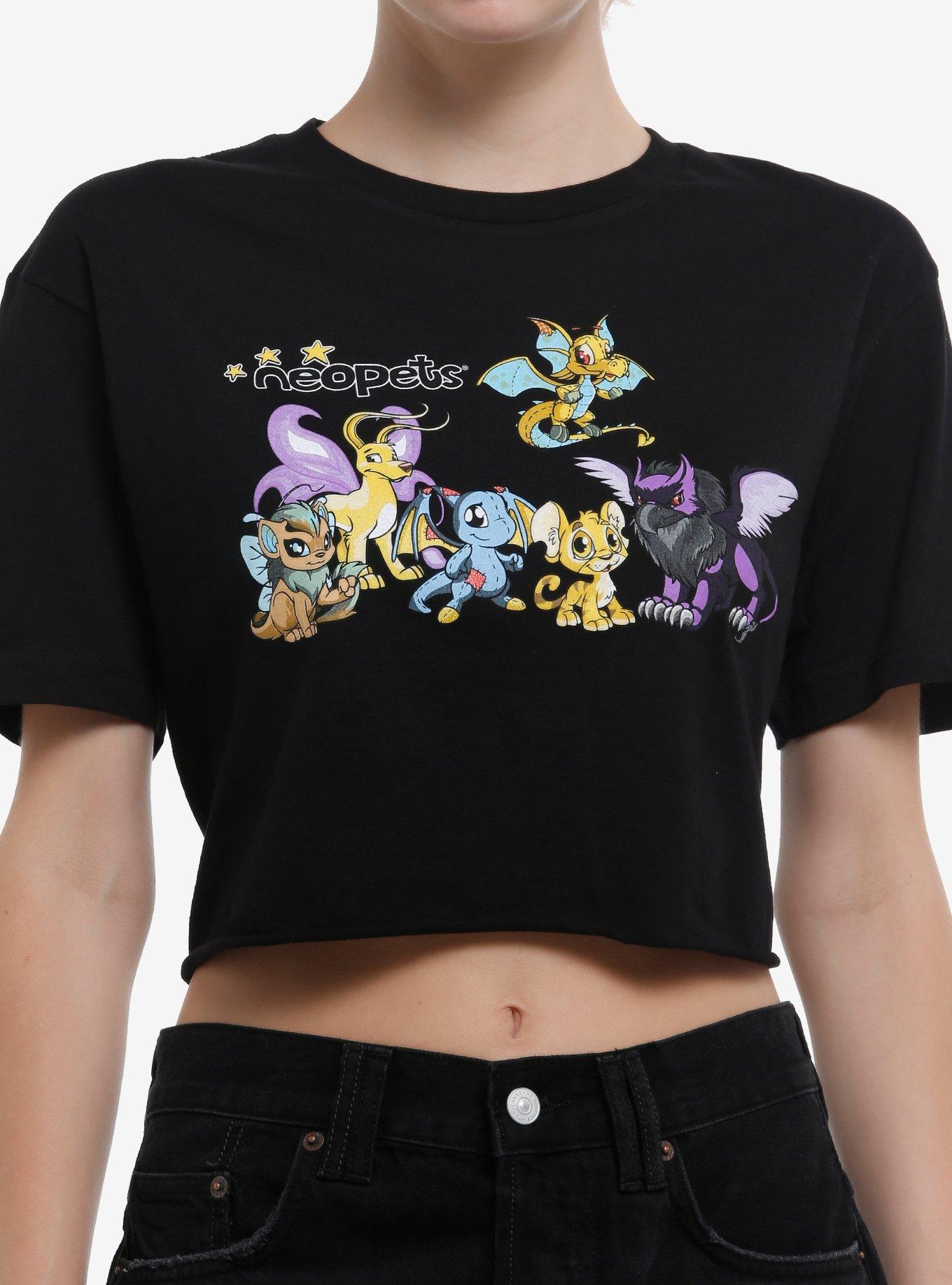 Neopets Group Girls Crop T-Shirt, , hi-res