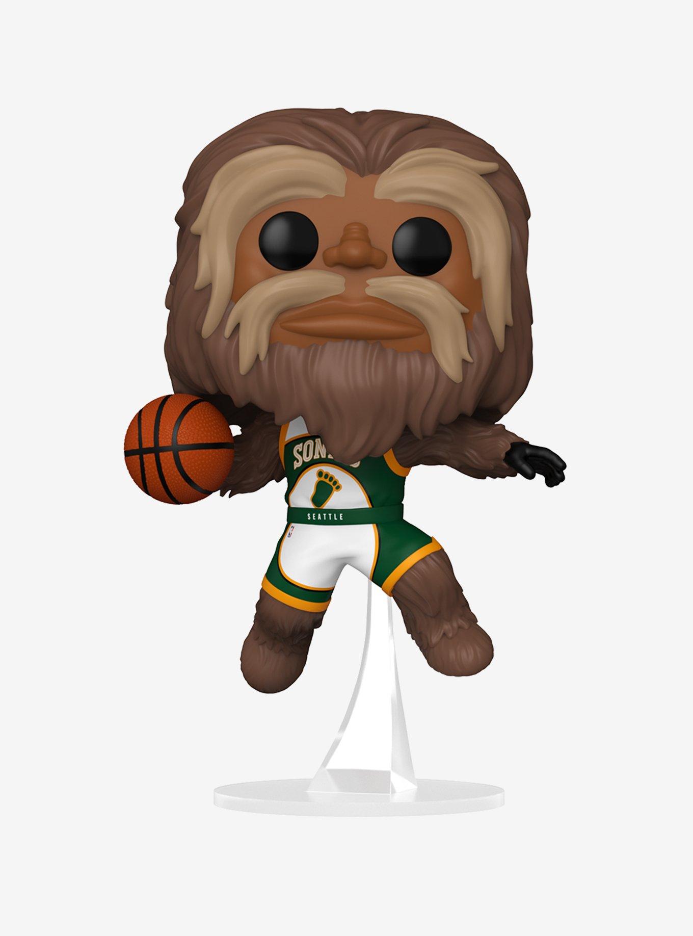 Funko NBA Seattle Sonics Pop! Basketball Squatch Vinyl Figure, , hi-res