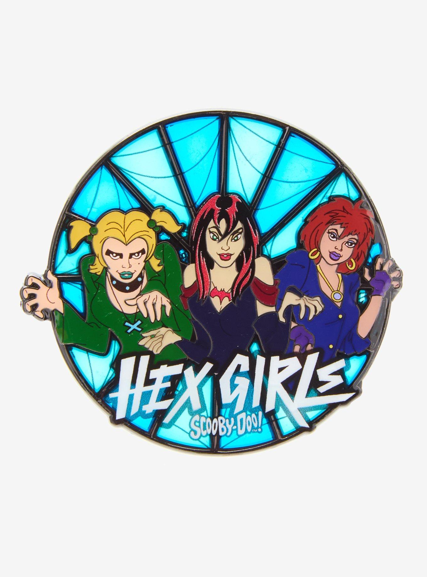 Scooby-Doo! Hex Girls Stained Glass Enamel Pin, , hi-res