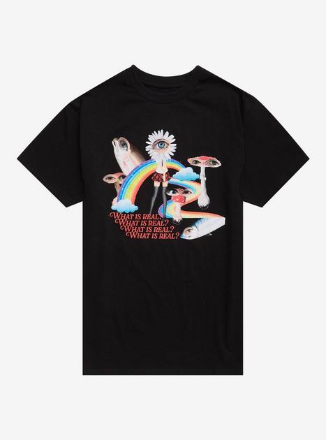 What Is Real Eyes Art T-Shirt By Friday Jr | Hot Topic