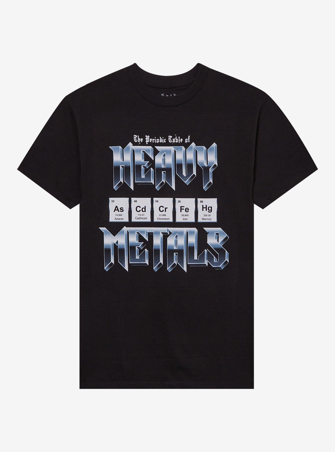 Heavy Metals Periodic Table T-Shirt By Friday Jr, , hi-res