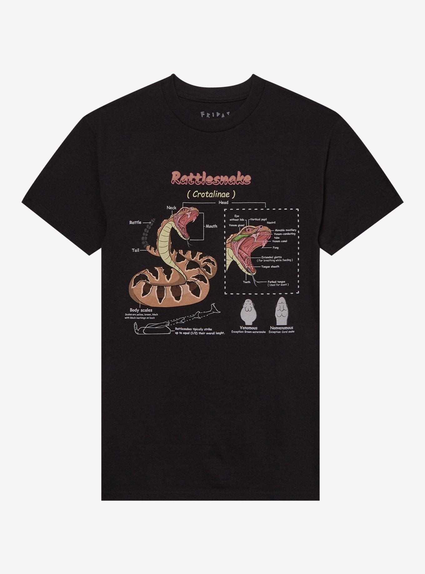 Rattlesnake Info T-Shirt By Friday Jr, , hi-res