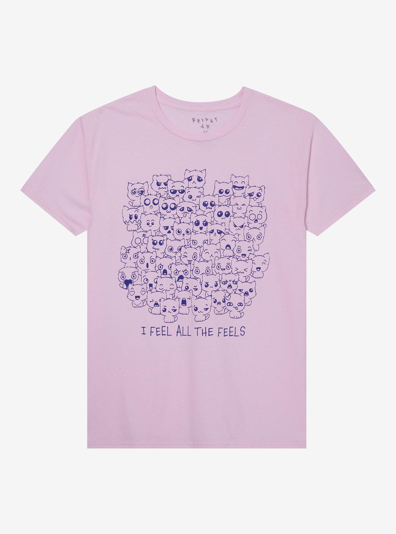 Cat All The Feels T-Shirt By Friday Jr, , hi-res