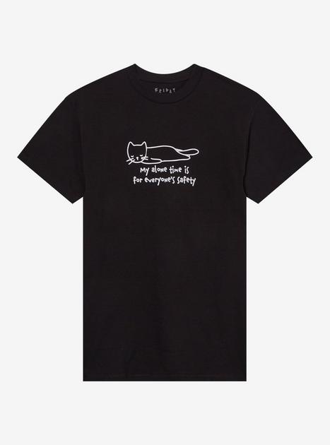Cat Alone Time T-Shirt By Friday Jr | Hot Topic