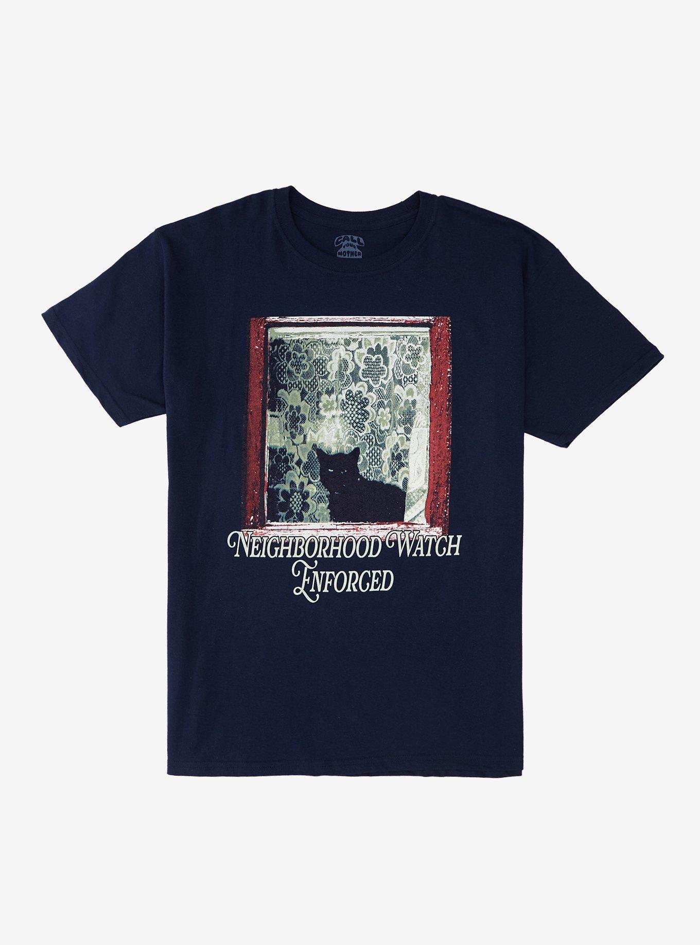 Neighborhood Watch Cat T-Shirt By Call Your Mother, , hi-res