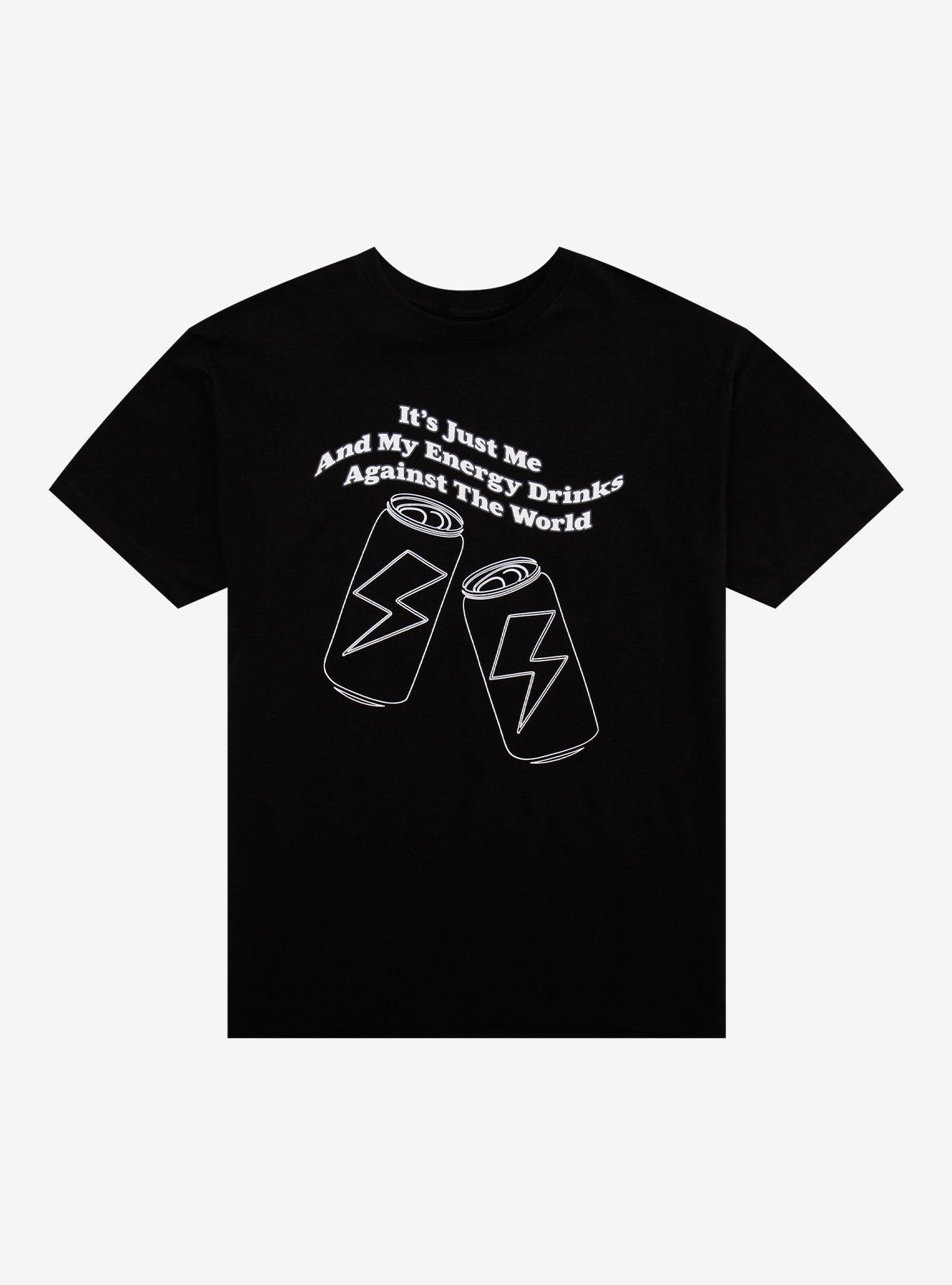 Me And Energy Drinks T-Shirt By Call Your Mother, , hi-res