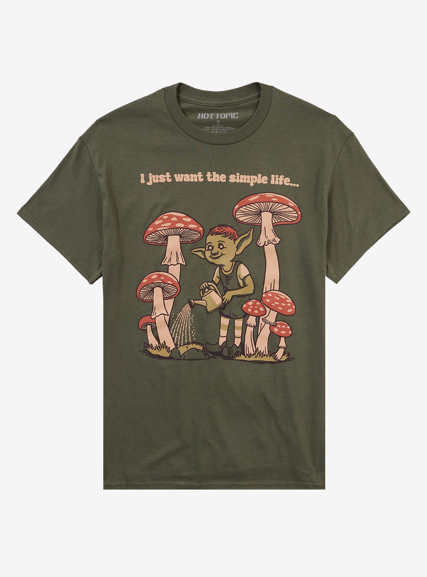 Mushroom Troll Simple Life T-Shirt, , hi-res