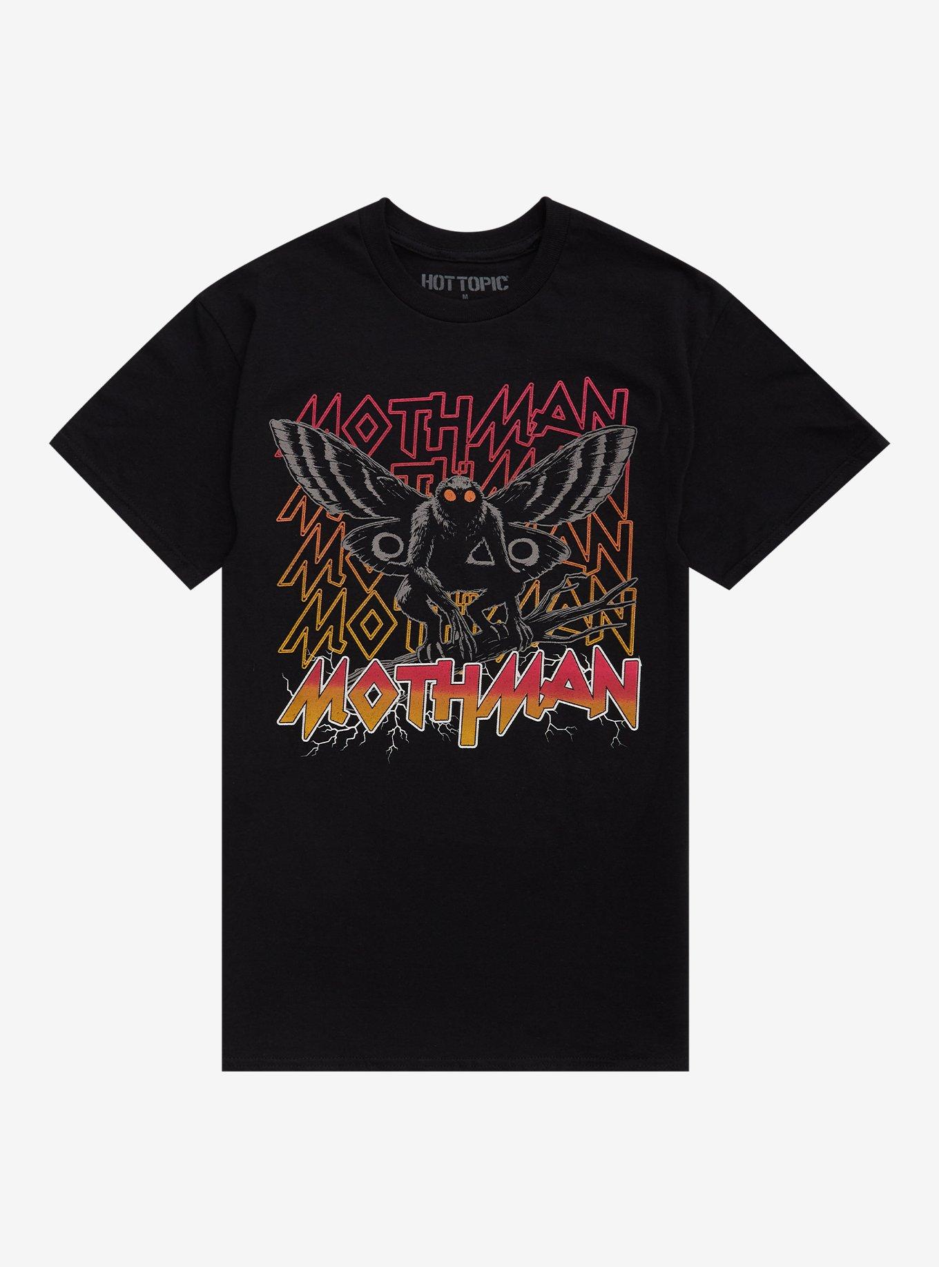 Mothman Metal Font T-Shirt, , hi-res