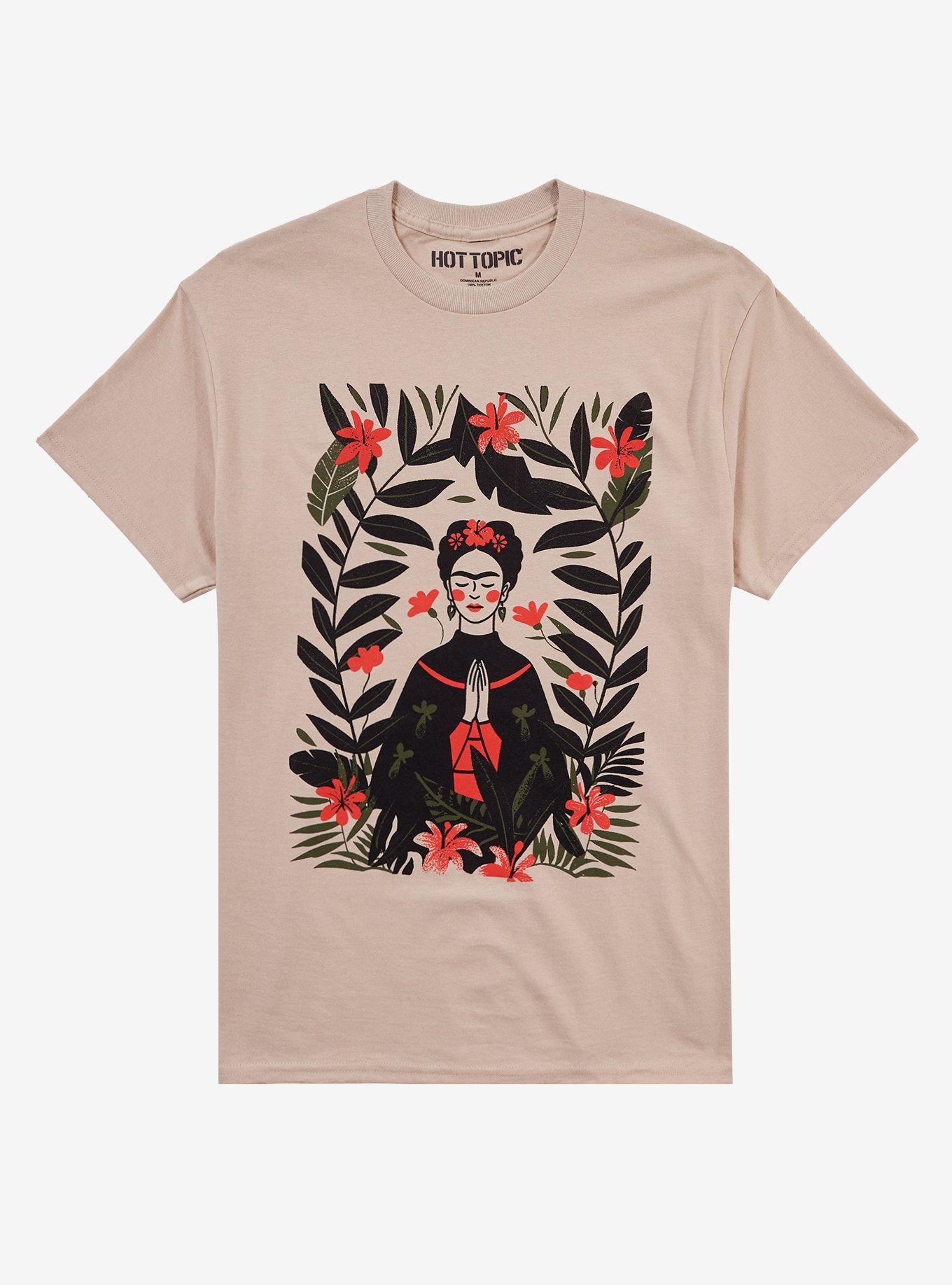 Frida Kahlo Floral T-Shirt, , hi-res