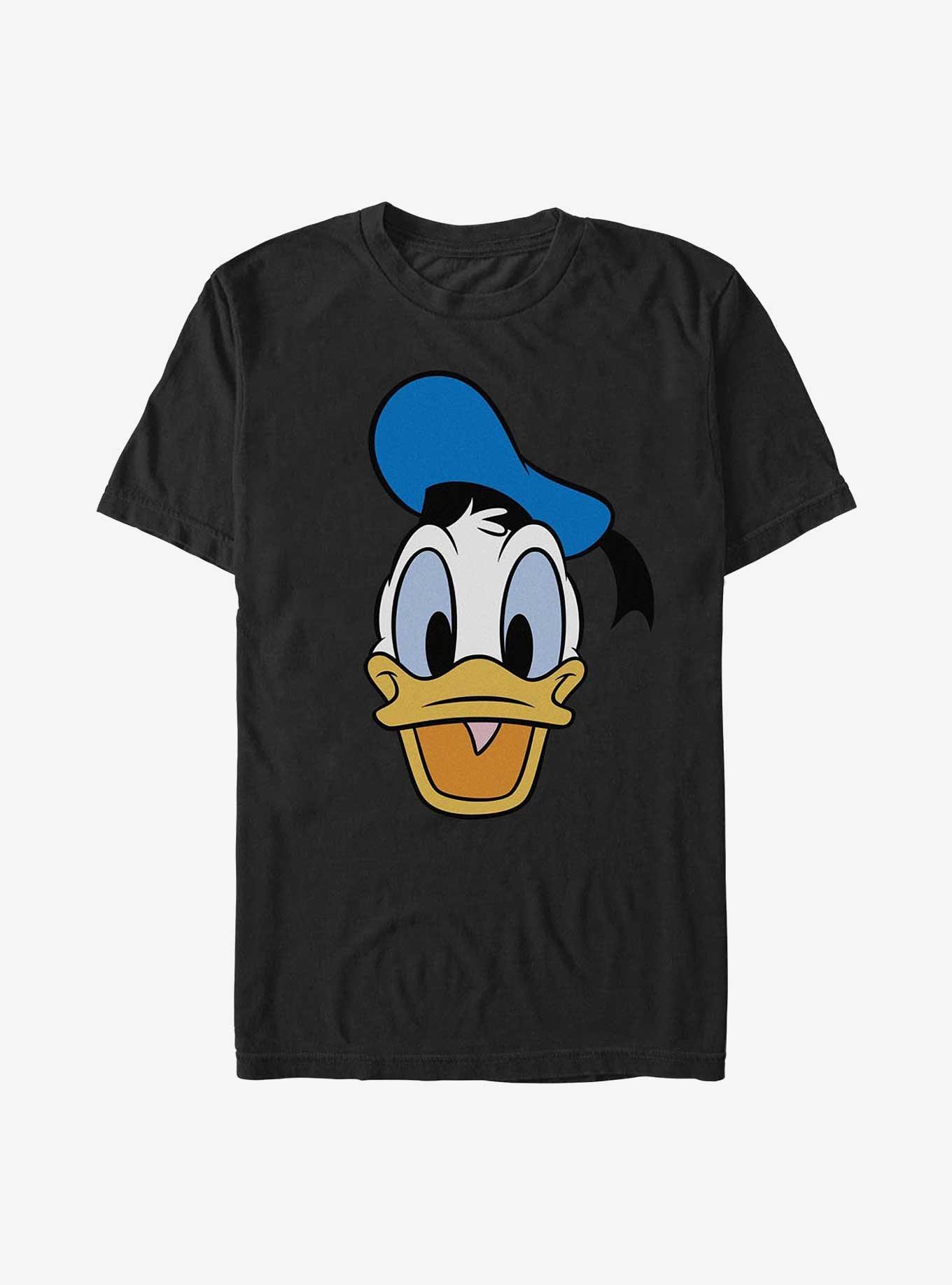 Disney Donald Duck Big Face Donald T-Shirt, BLACK, hi-res