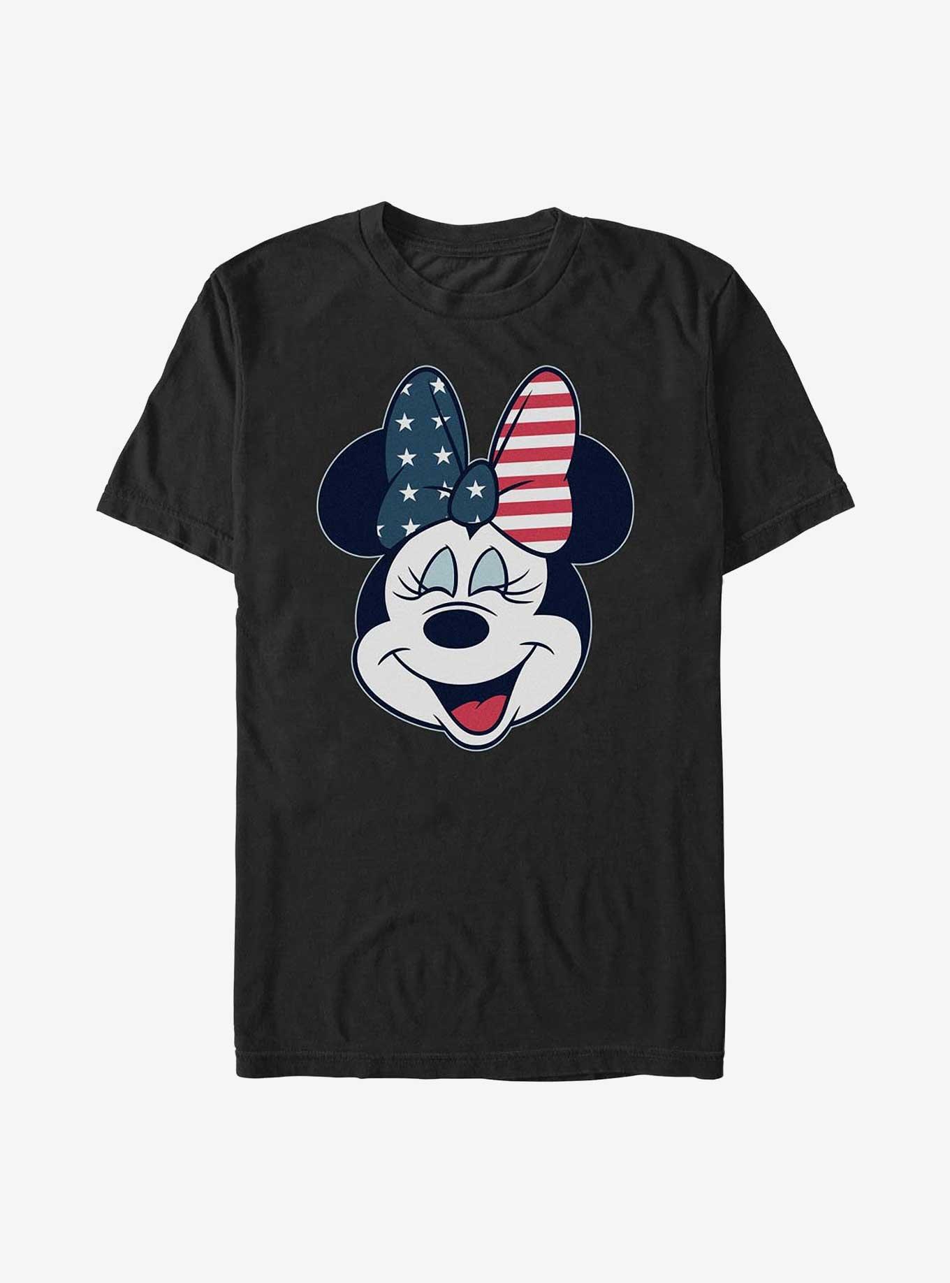 Disney Minnie Mouse American Bow T-Shirt, , hi-res