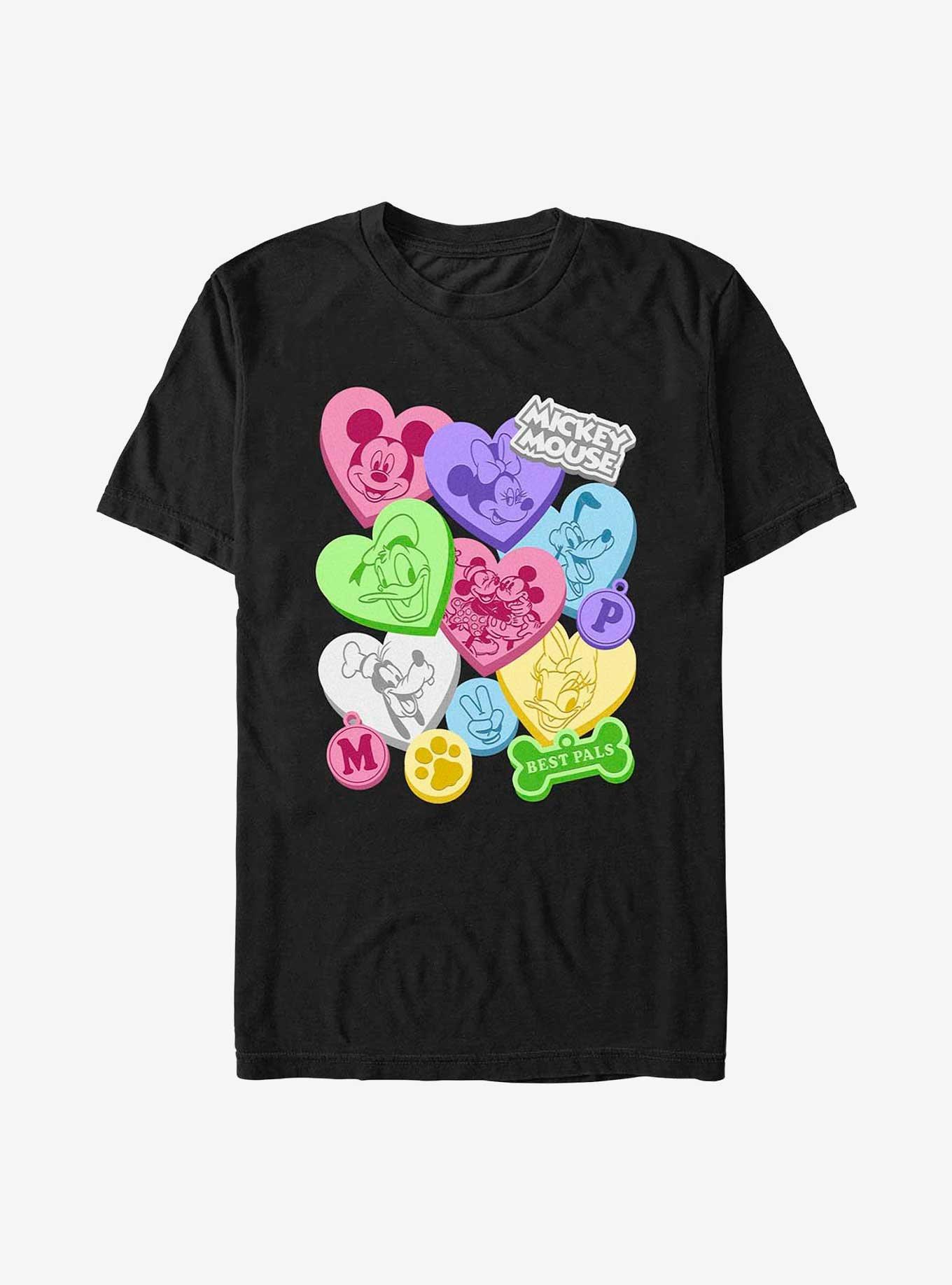 Disney Mickey Mouse Candy Hearts T-Shirt, , hi-res